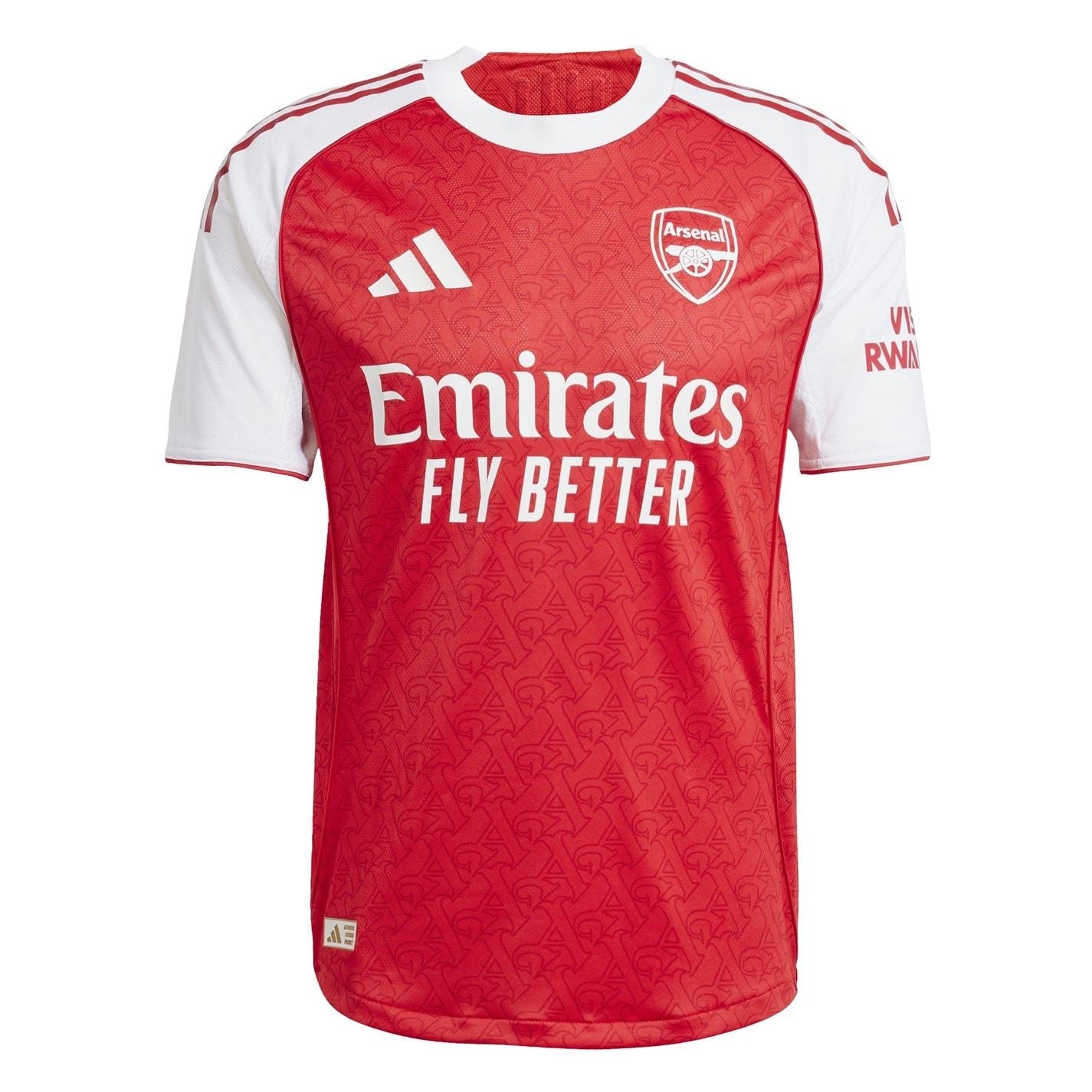 adidas Mens Arsenal Authentic Home Shirt 2025 2026