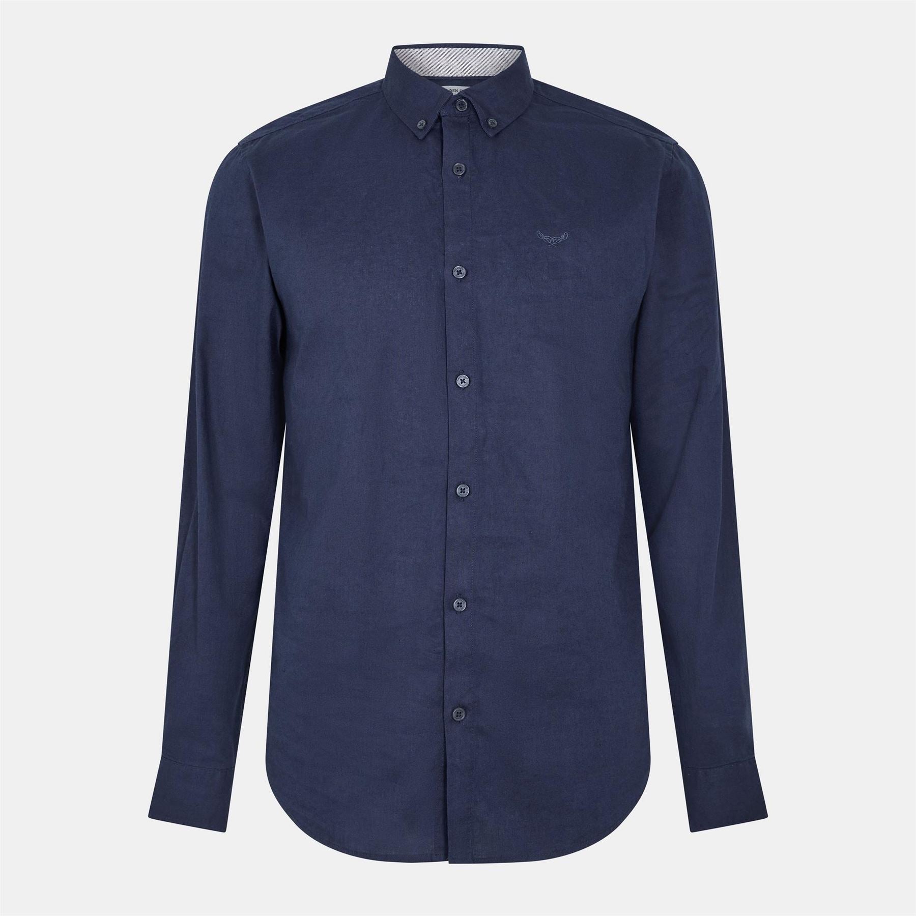 Threadbare Regular Fit Long Sleeve Button Down Collar Shirt