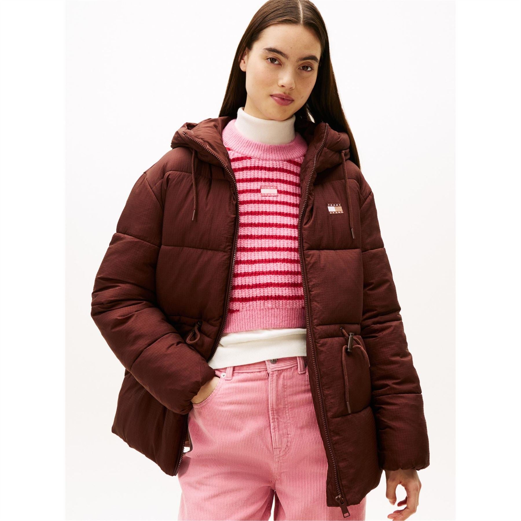 Tommy Jeans Shorts Hooded Puffer Jacket