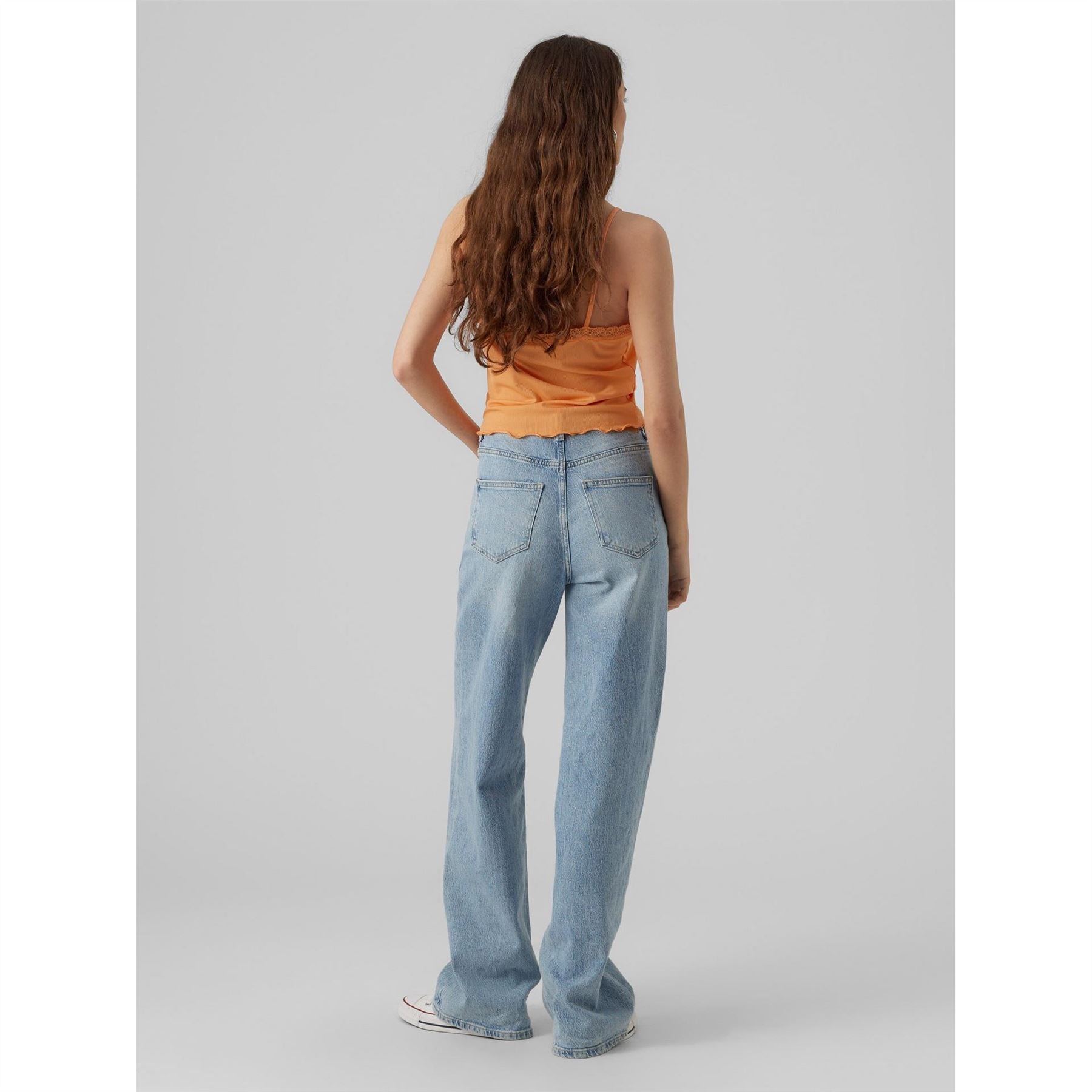 Vero Moda Knitted Short Sleeve Crop Top