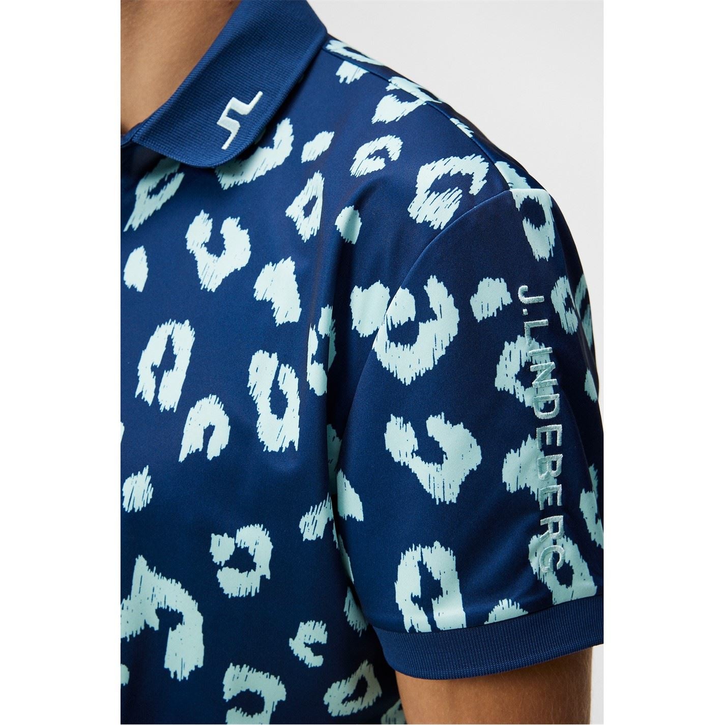 J Lindeberg Golf Short Sleeve Performance Polo Shirt
