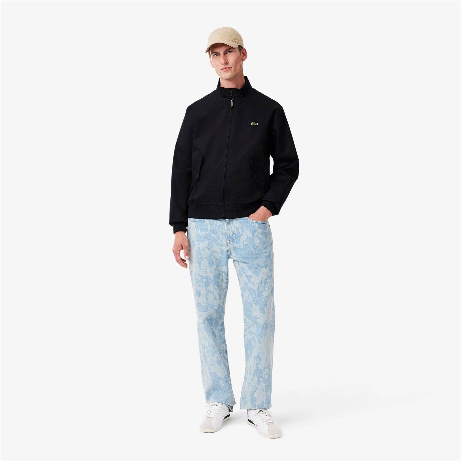 Lacoste Twill Cotton Long Sleeve Harrington Jacket