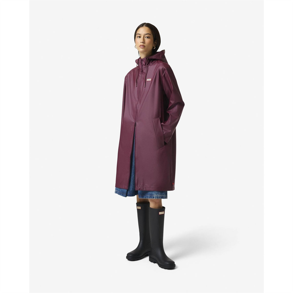 Hunter Andrea Waterproof Lightweight Rain Anorak