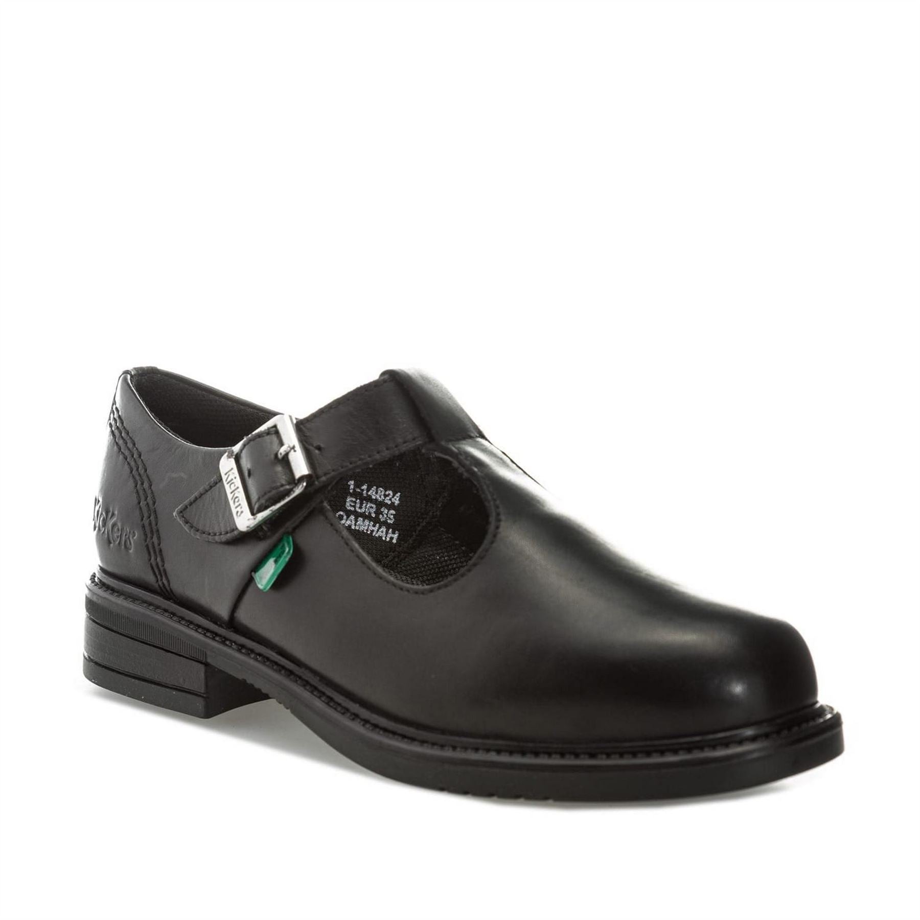 Kickers Lach T Bar Leather Shoes