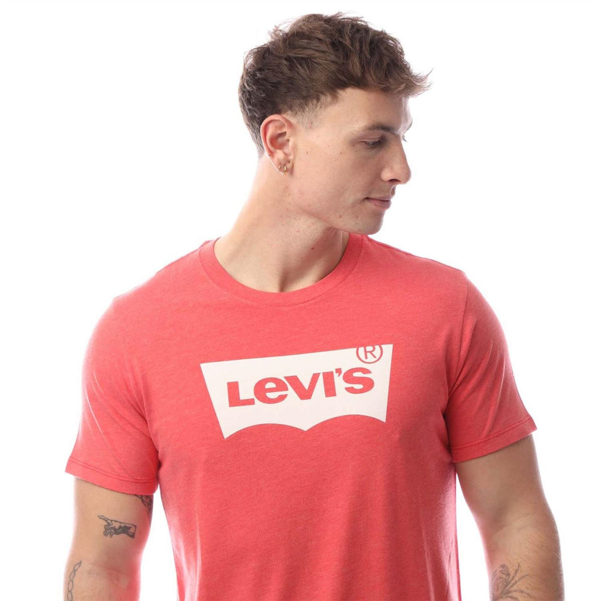 Levis Bold Logo Crew Neck Short Sleeve T-Shirt