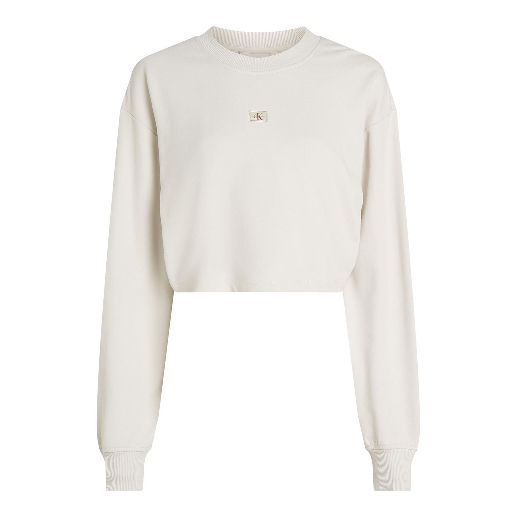 Calvin Klein Jeans Cropped Relaxed Fit Sweatshirt