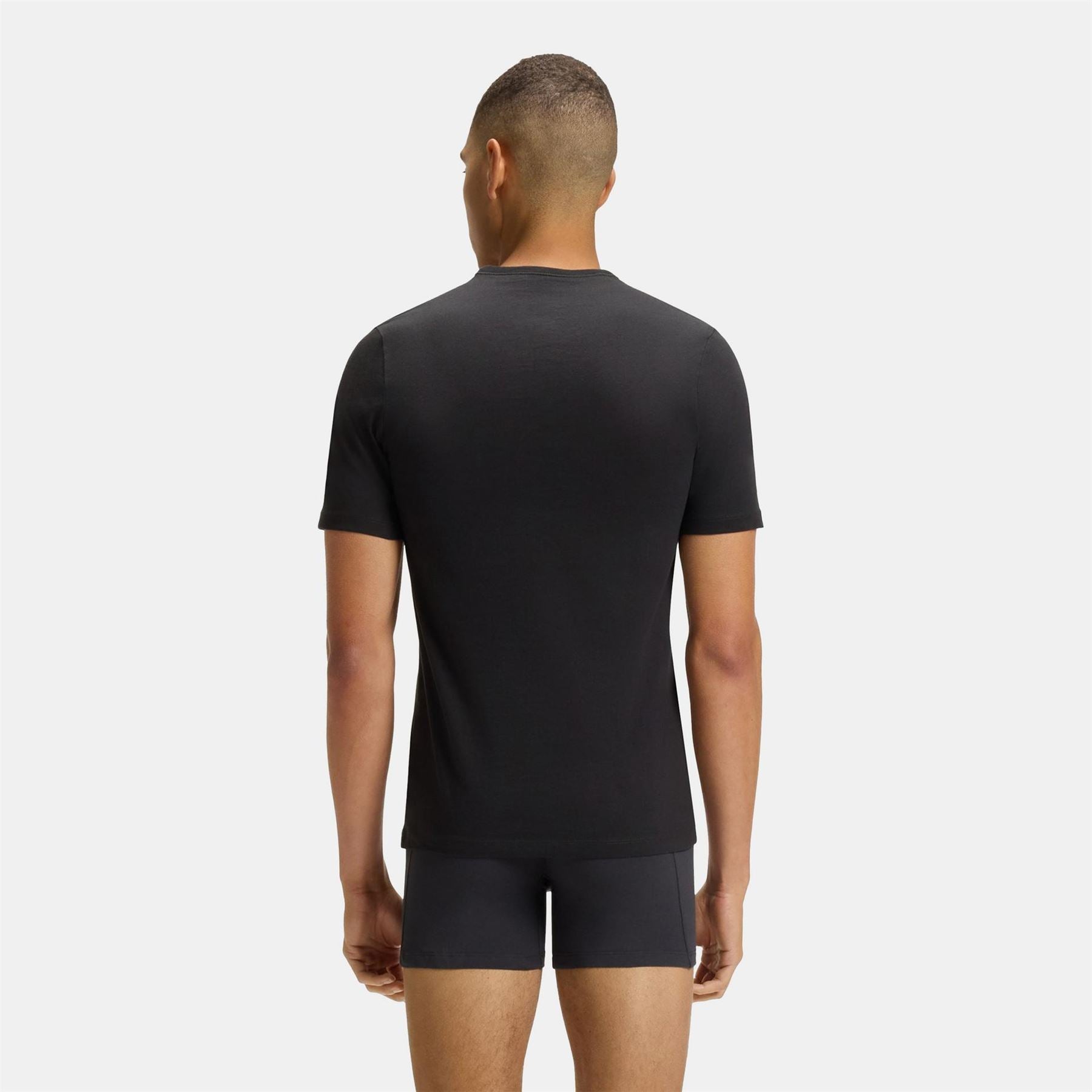 Boss BOSS Bodywear 3 Pack Premium Cotton T Shirts   Crew Neck