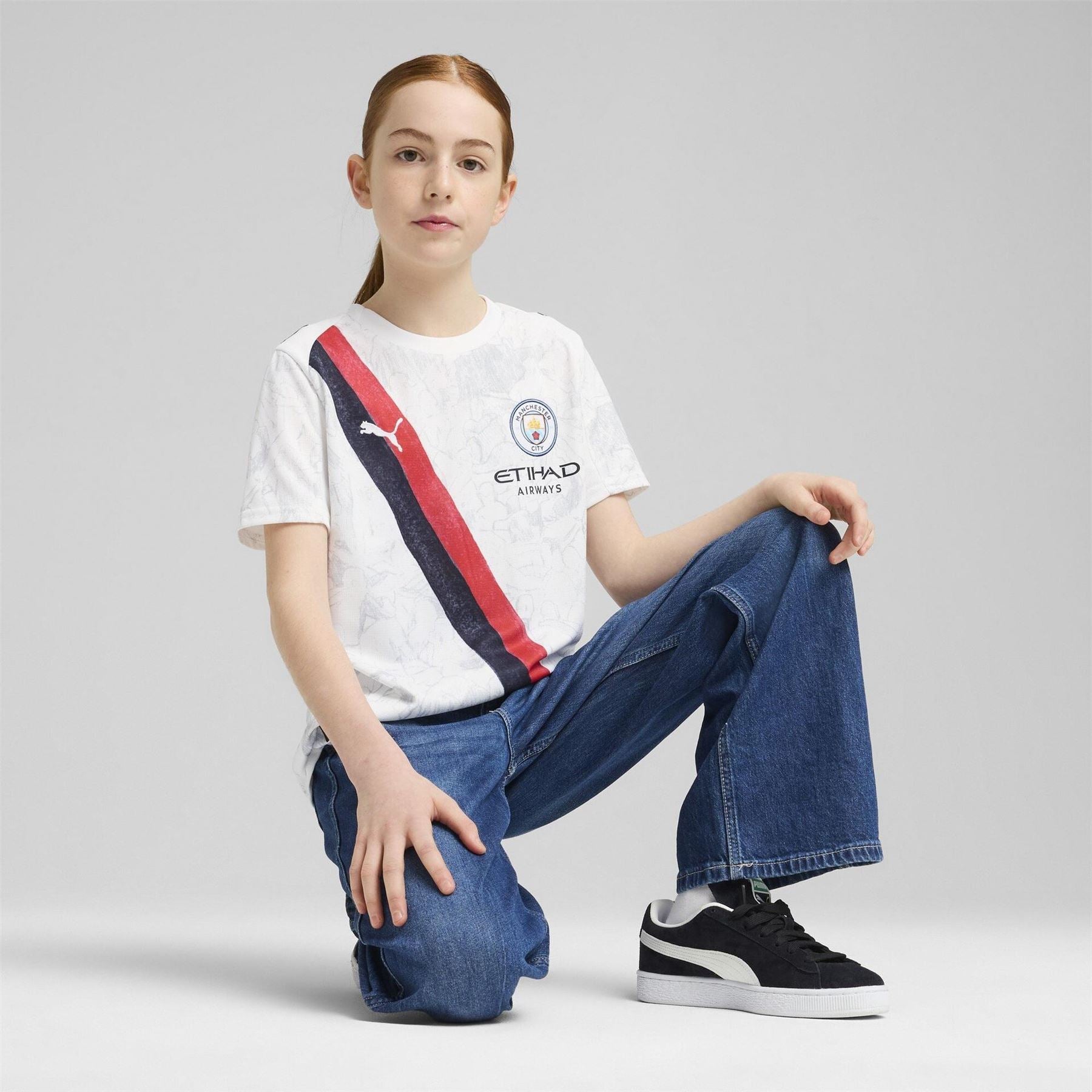 Puma X Kidssuper Manchester City Away Shirt 2025 2026 Juniors