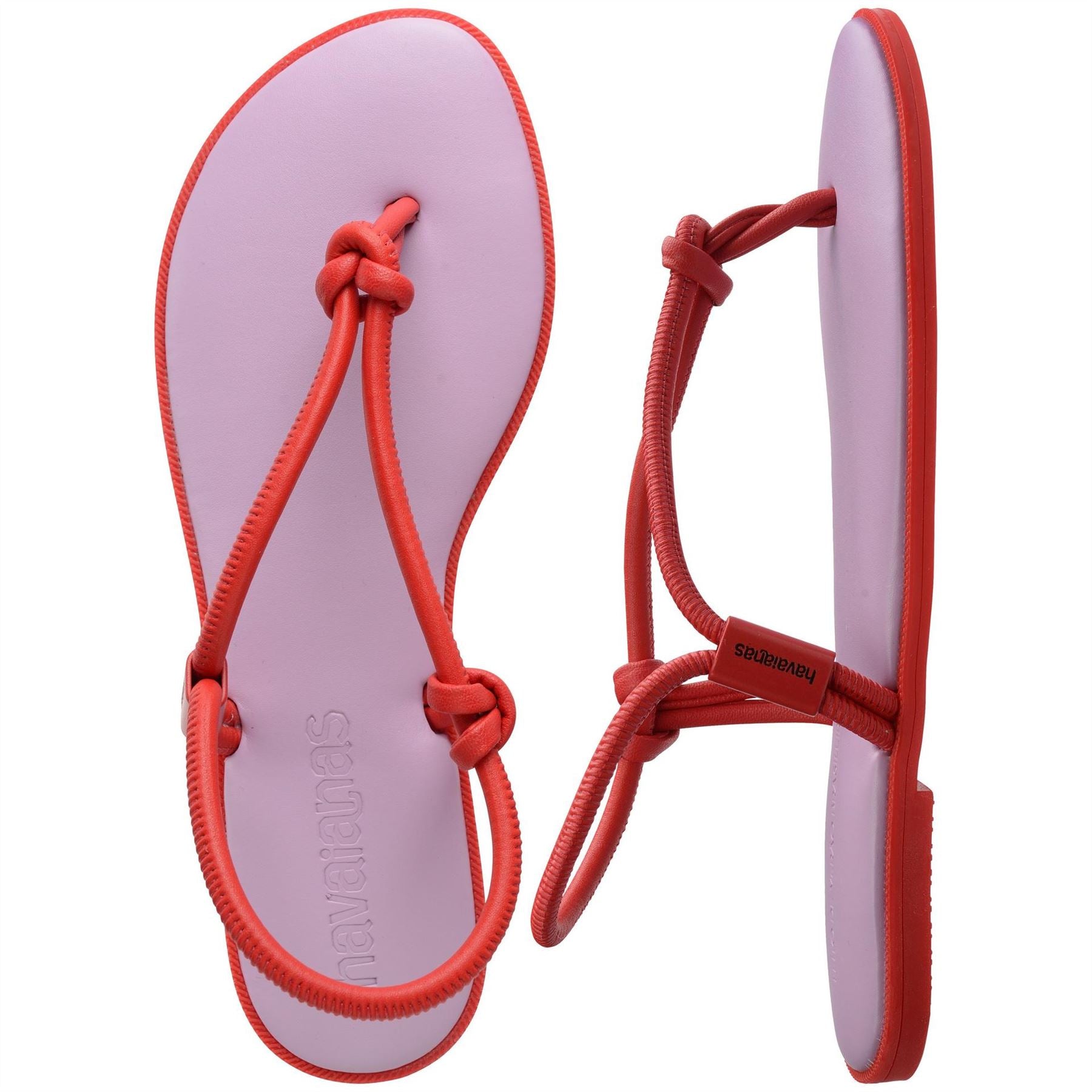 Havaianas Una Solid Patterned Toe Post Flat Sandals