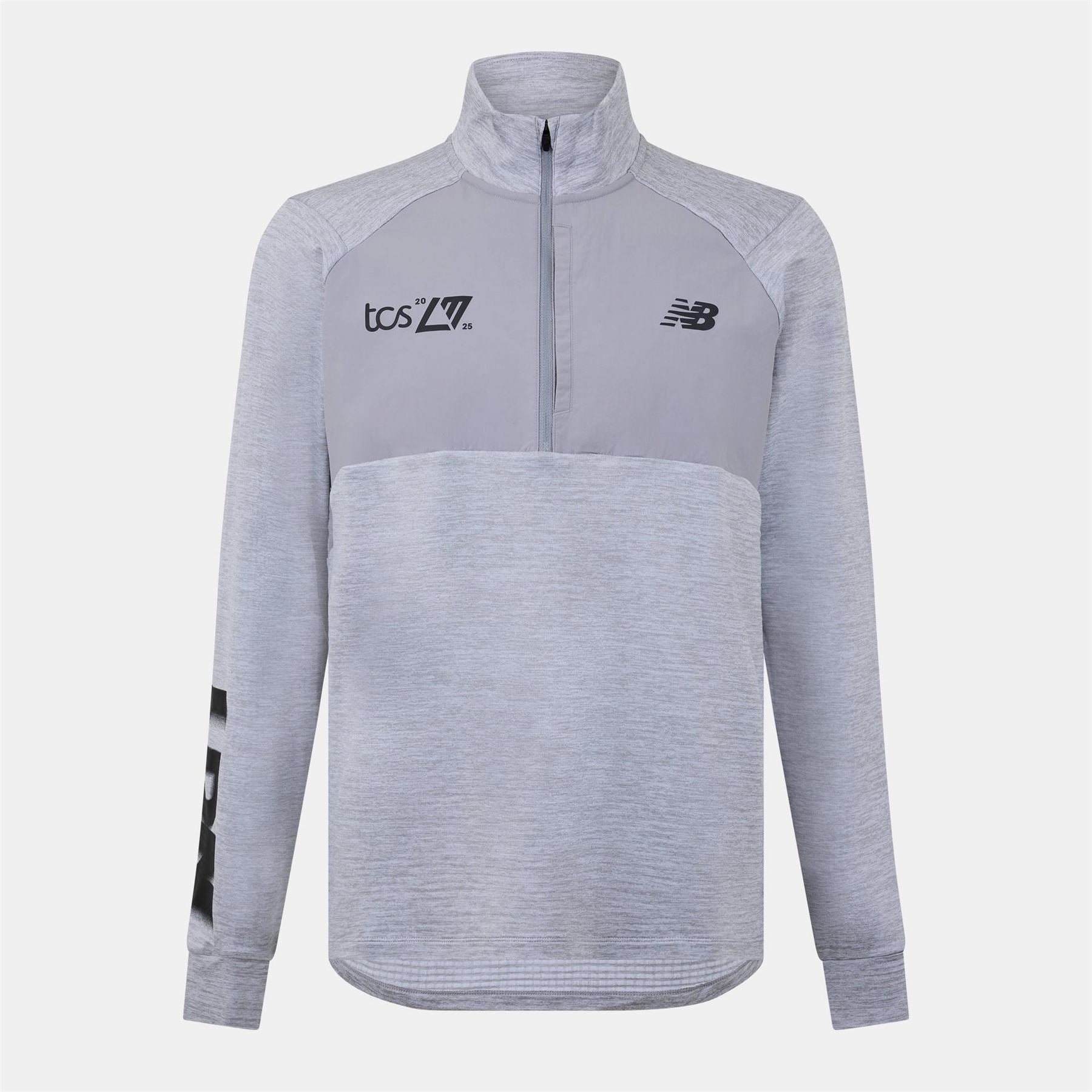 New Balance Mens Balance Heat Grid Quarter Zip Running Top
