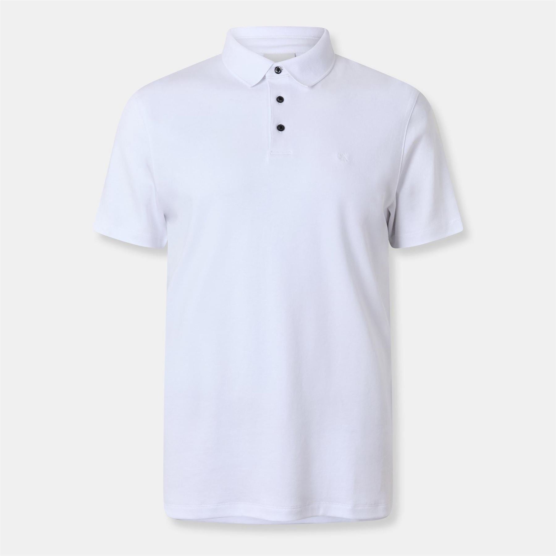 Calvin Klein Jeans Pima Collared Neck Short Sleeve Polo Shirt