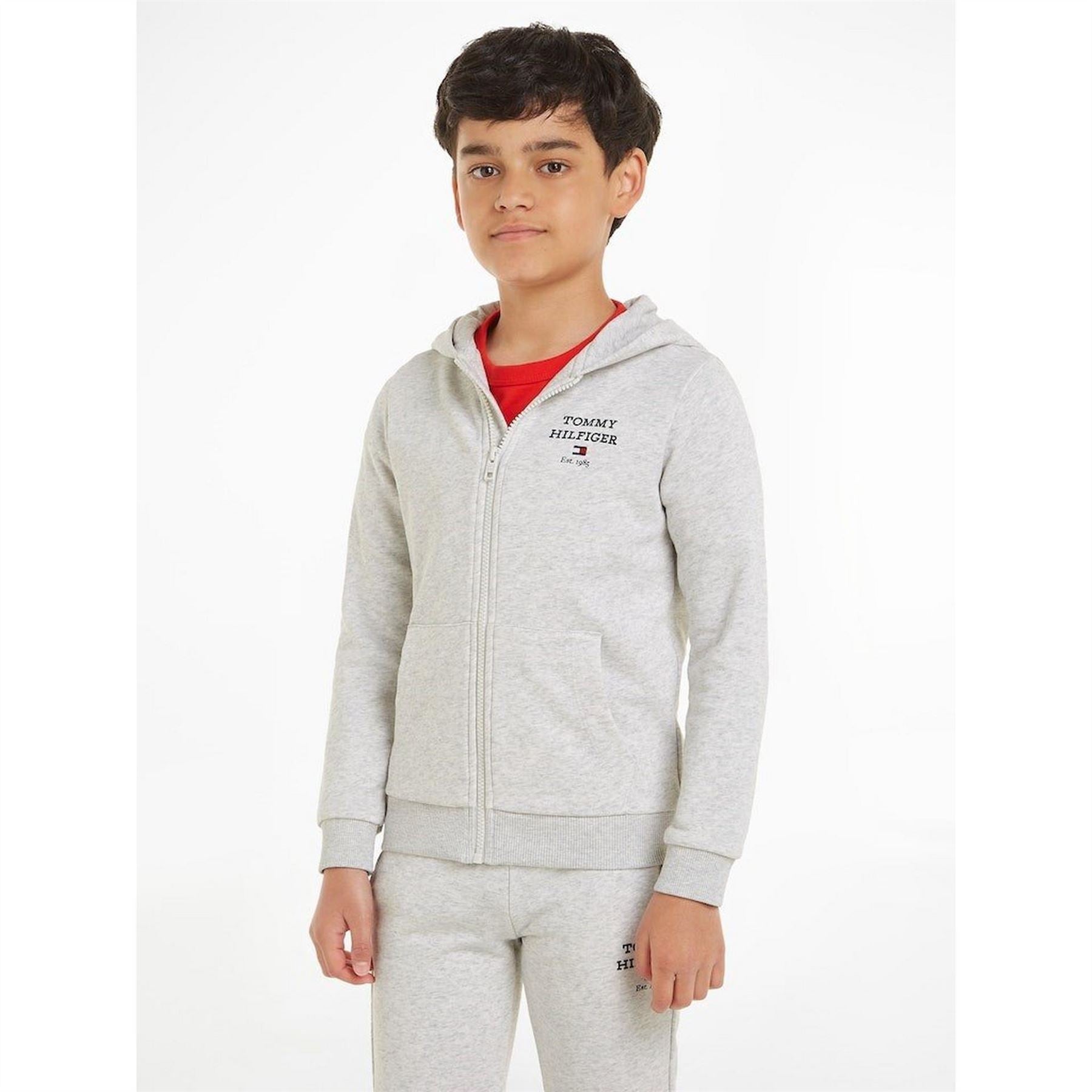 Tommy Hilfiger Logo Zip Hoodie Juniors