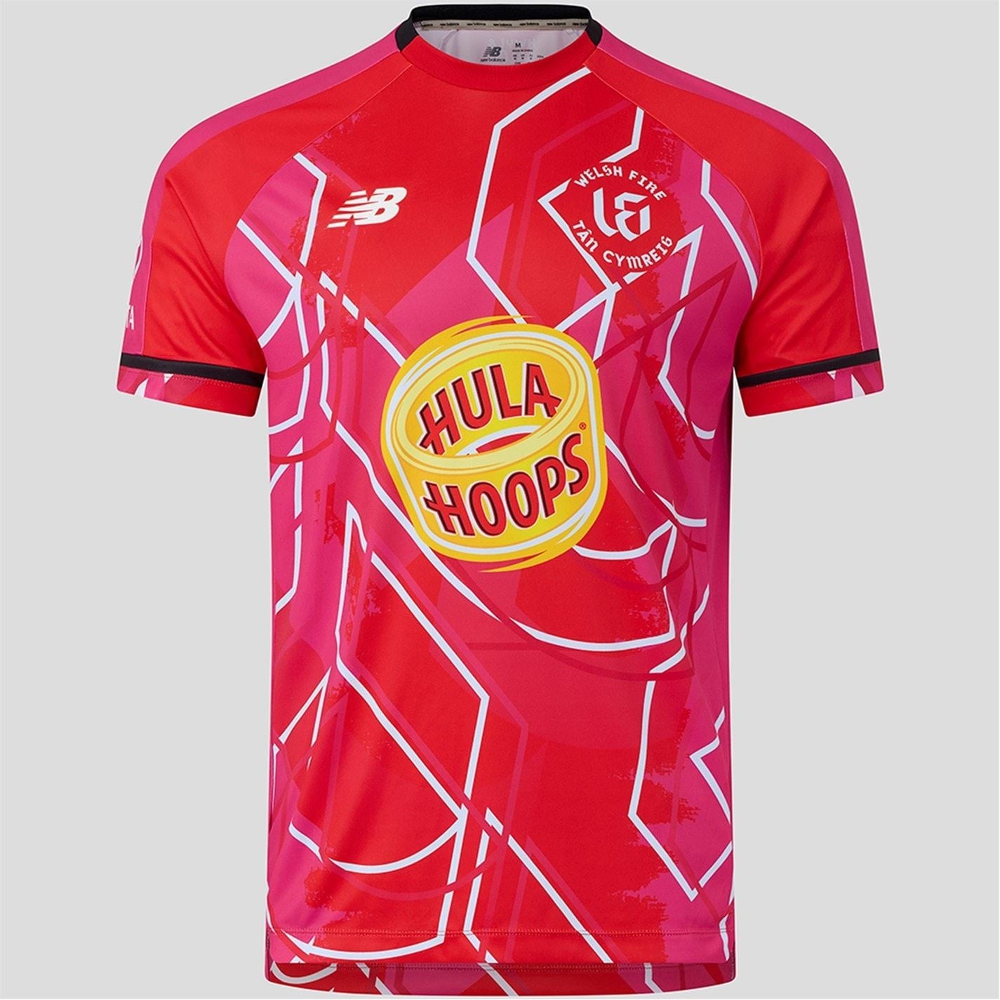 New Balance Welsh Fire Short Sleeve CrickeT-Shirt