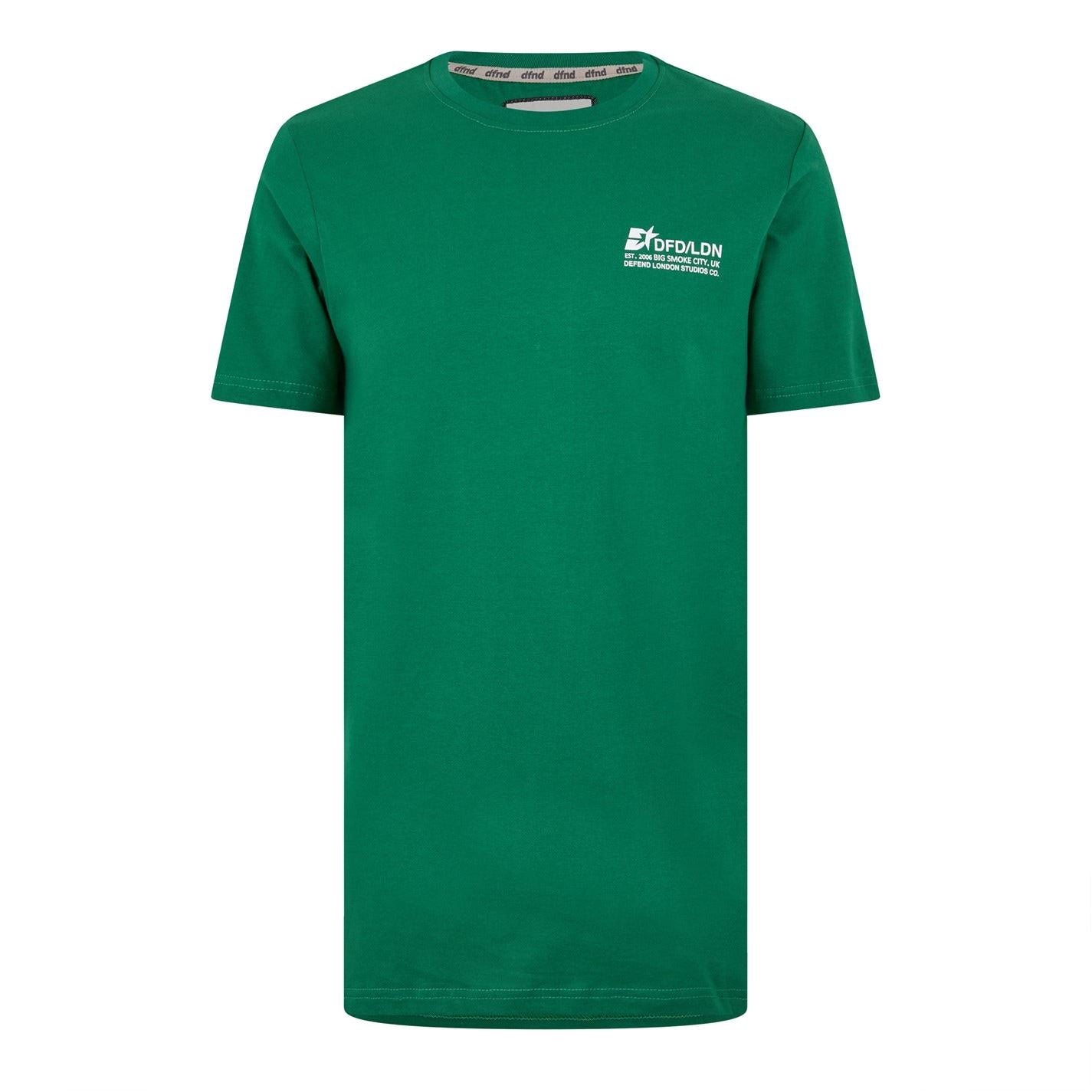 DFND London 2 Pack Regular Fit Crew Neck T-Shirt