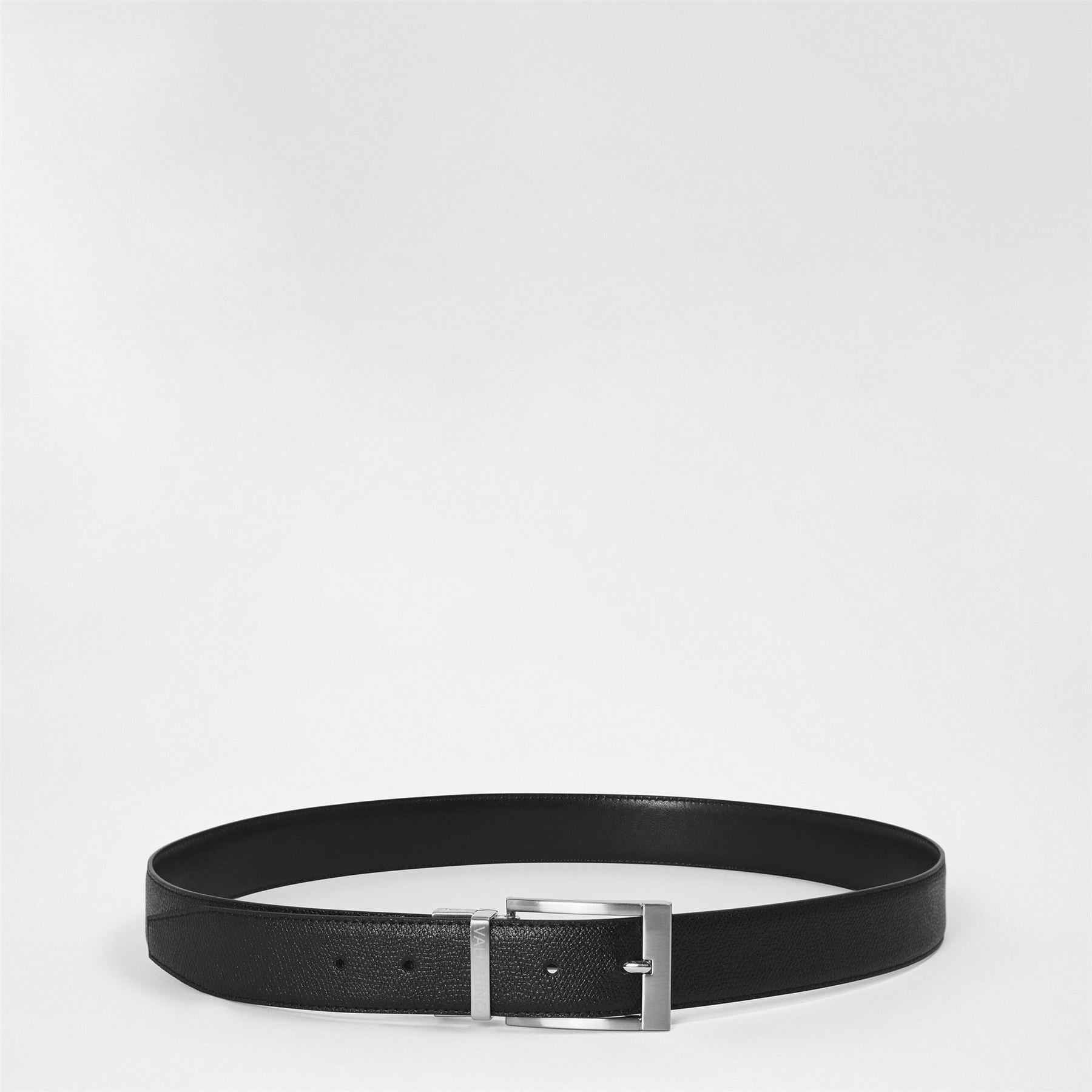 Valentino Crest Leather Belt