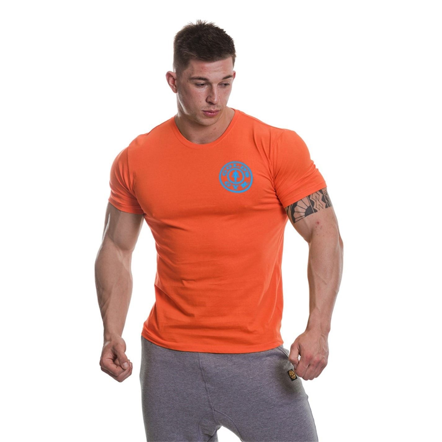 Golds Gym Mens Basic Left Chest T-Shirt