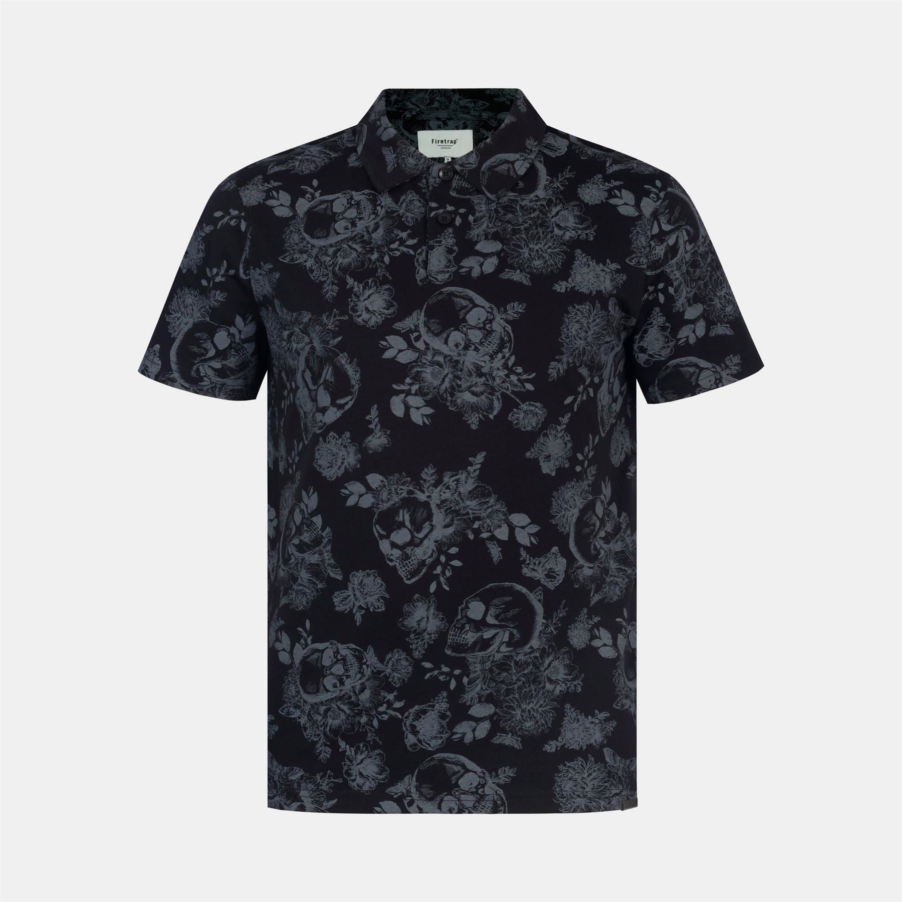Firetrap Mens All Over Print Polo Top