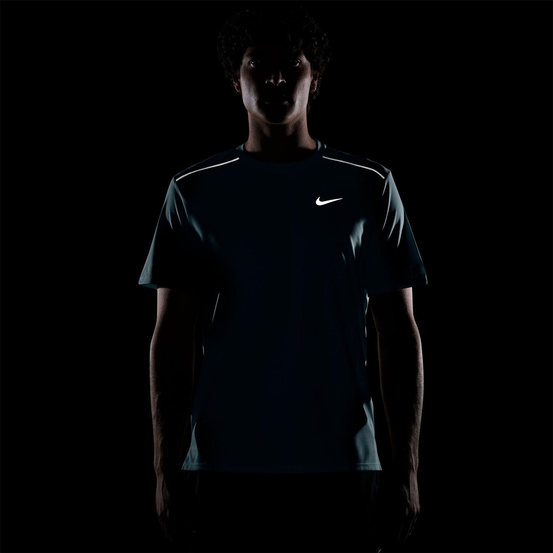 Nike Mens Drifit Miler Running Top