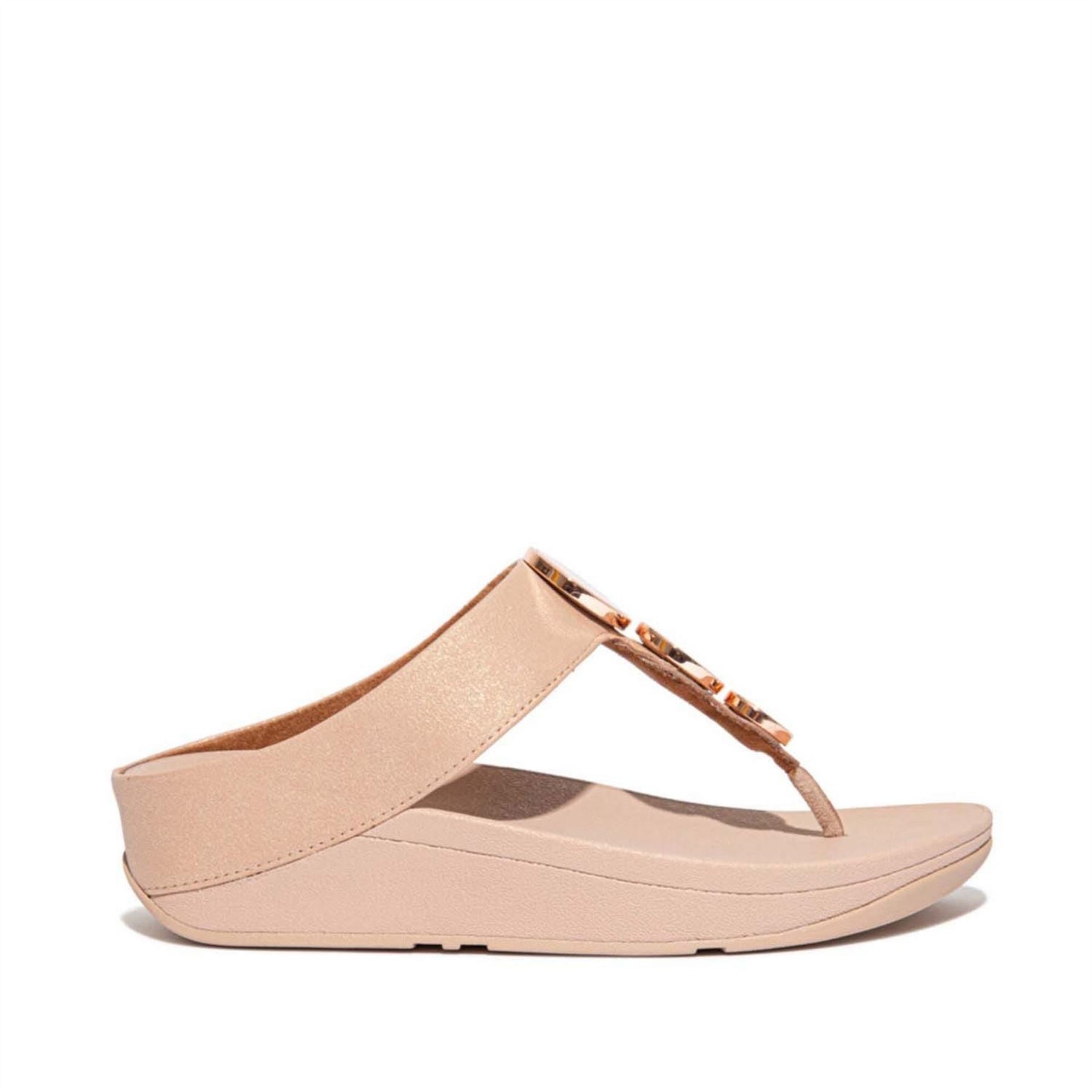 Fitflop Halo Shimmer Toe Post Sandals