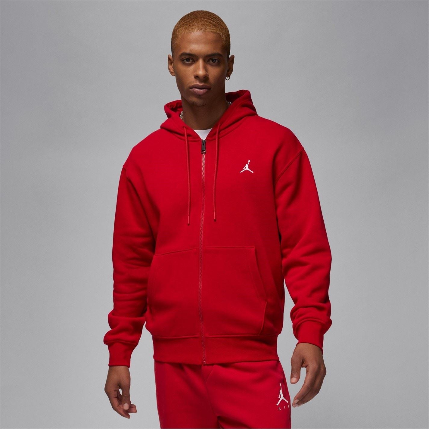 Air Jordan Mens Essentials Full Zip Fleece Hoodie