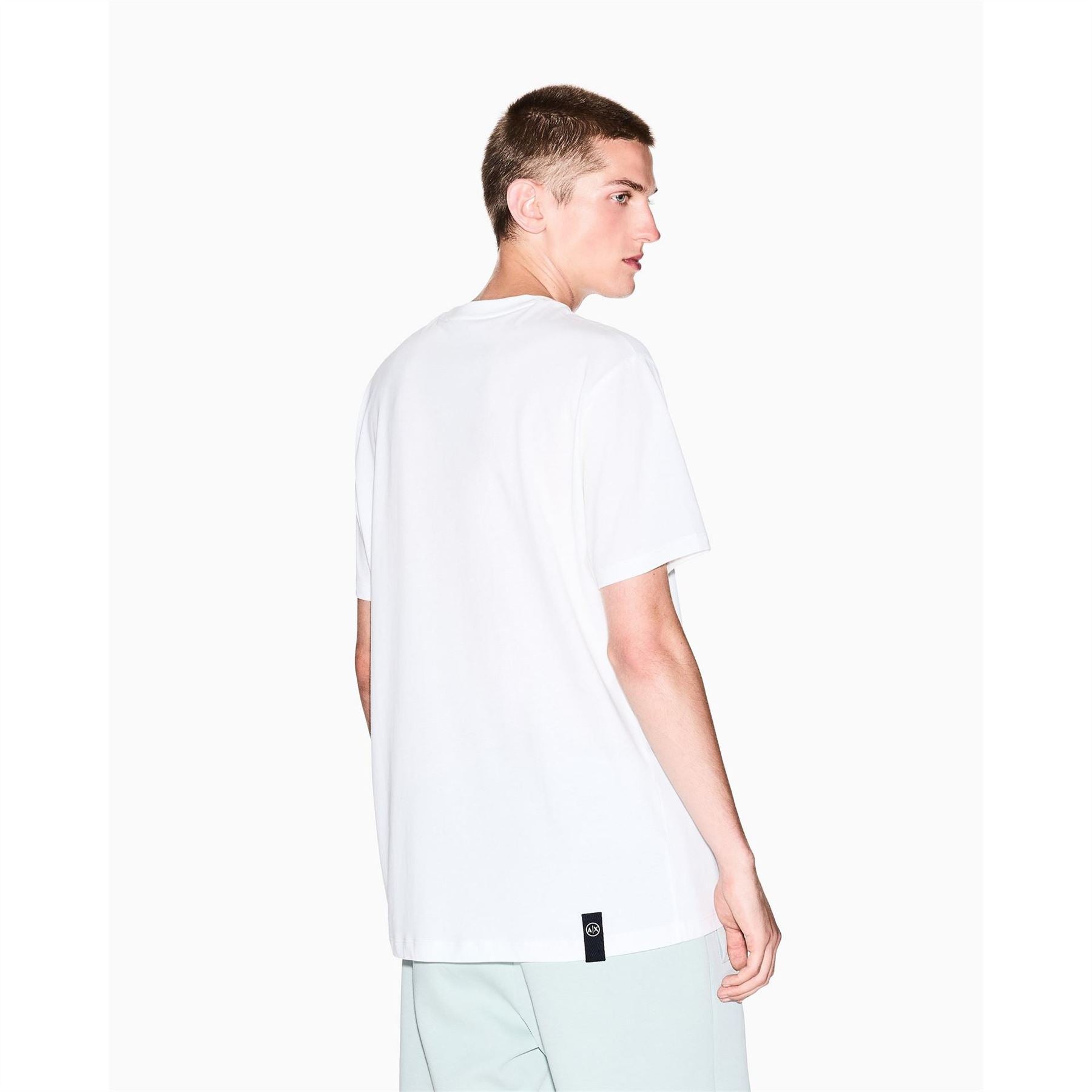 Armani Exchange Exchange Crew Neck Short Sleeve Jersey T-Shirt
