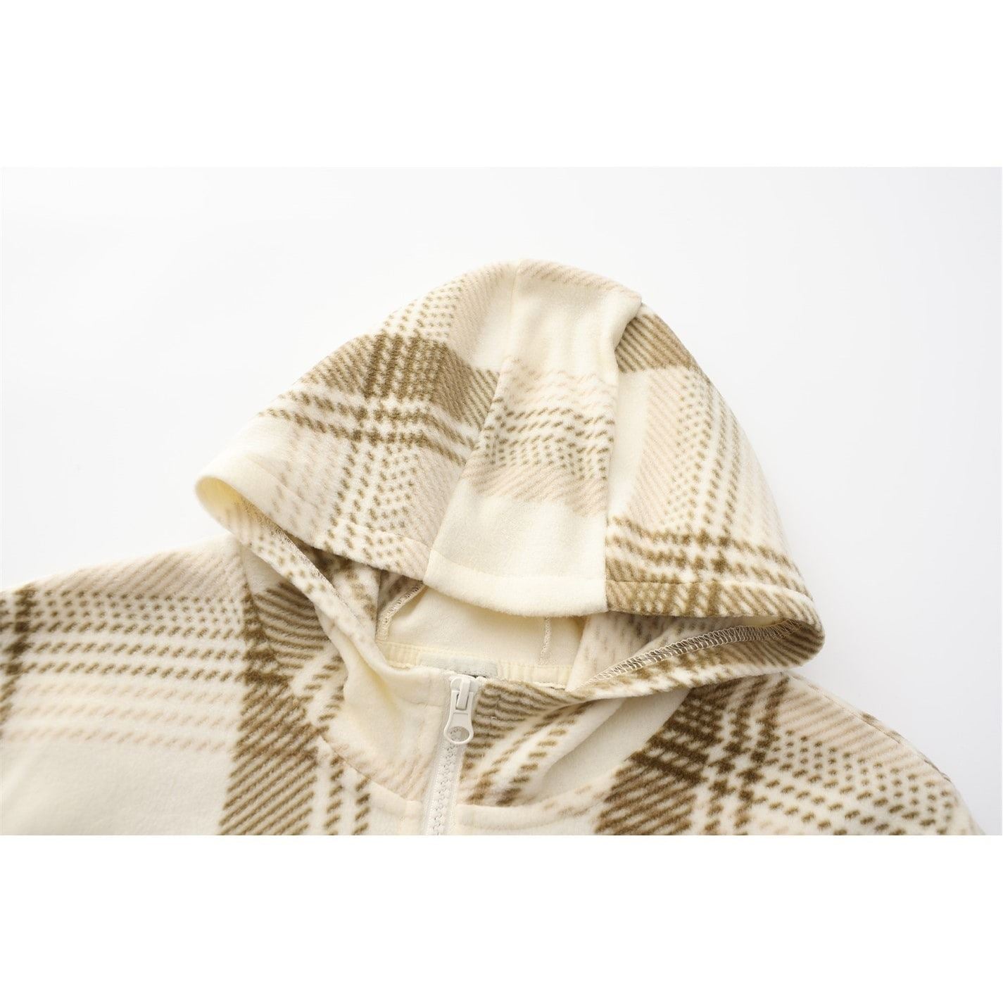 Gelert Womens Quarter Zip Hooded Fleece Top