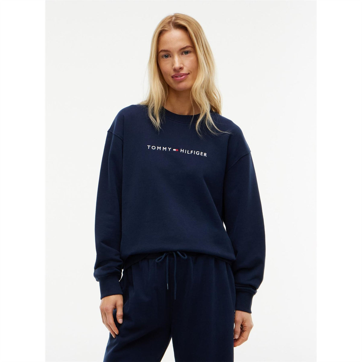 Tommy Hilfiger Cotton Crew Neck Tracksuit Top