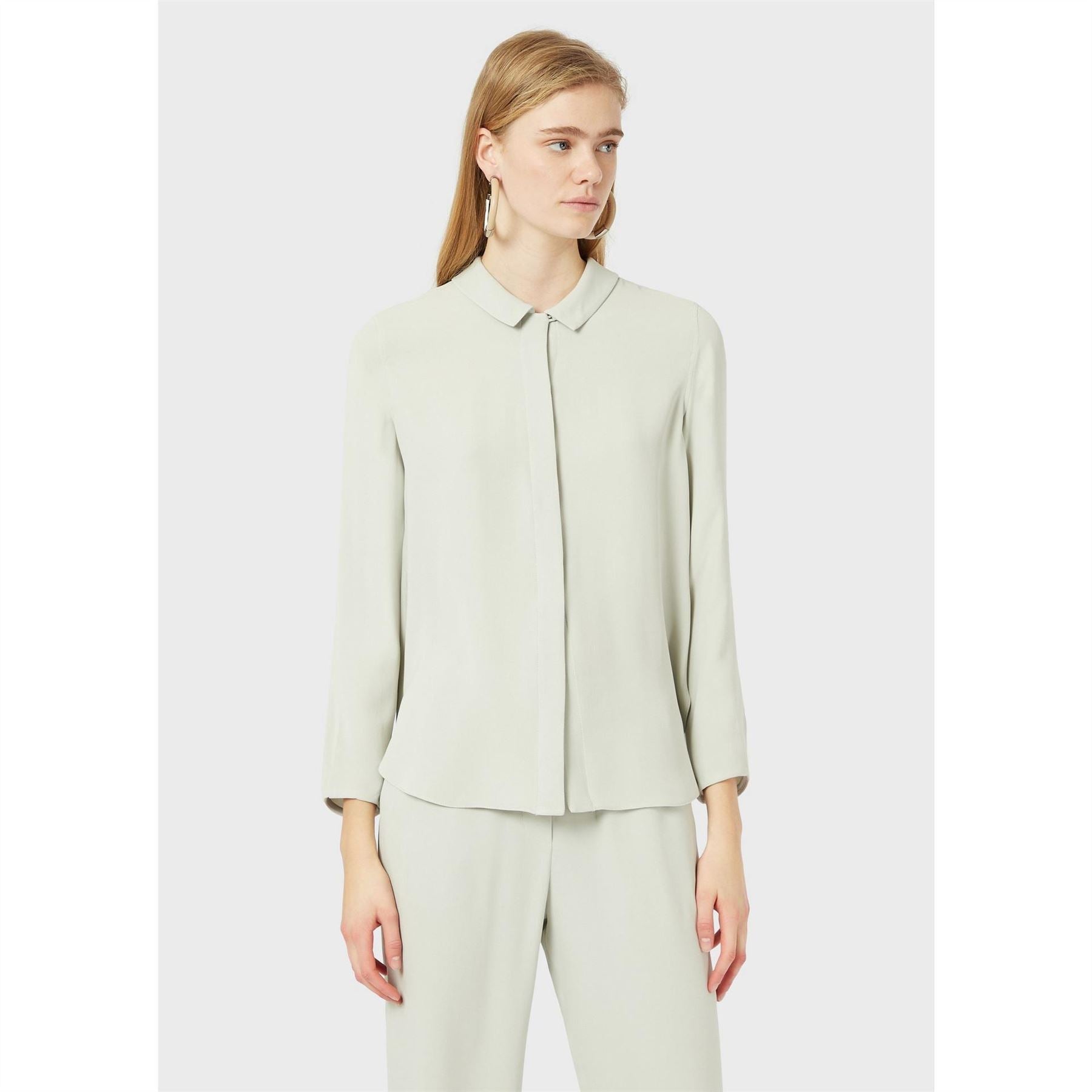 Emporio Armani Long Sleeve Relaxed Fit Shirt