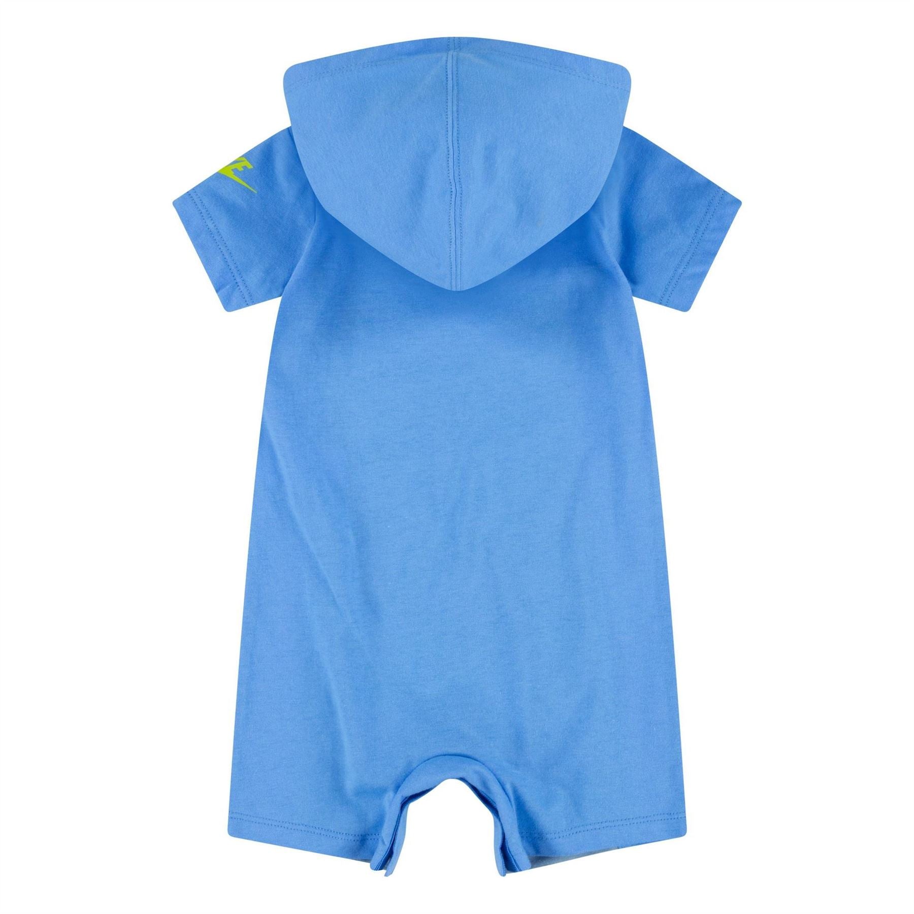 Nike Amplify Logo Print Hooded Romper