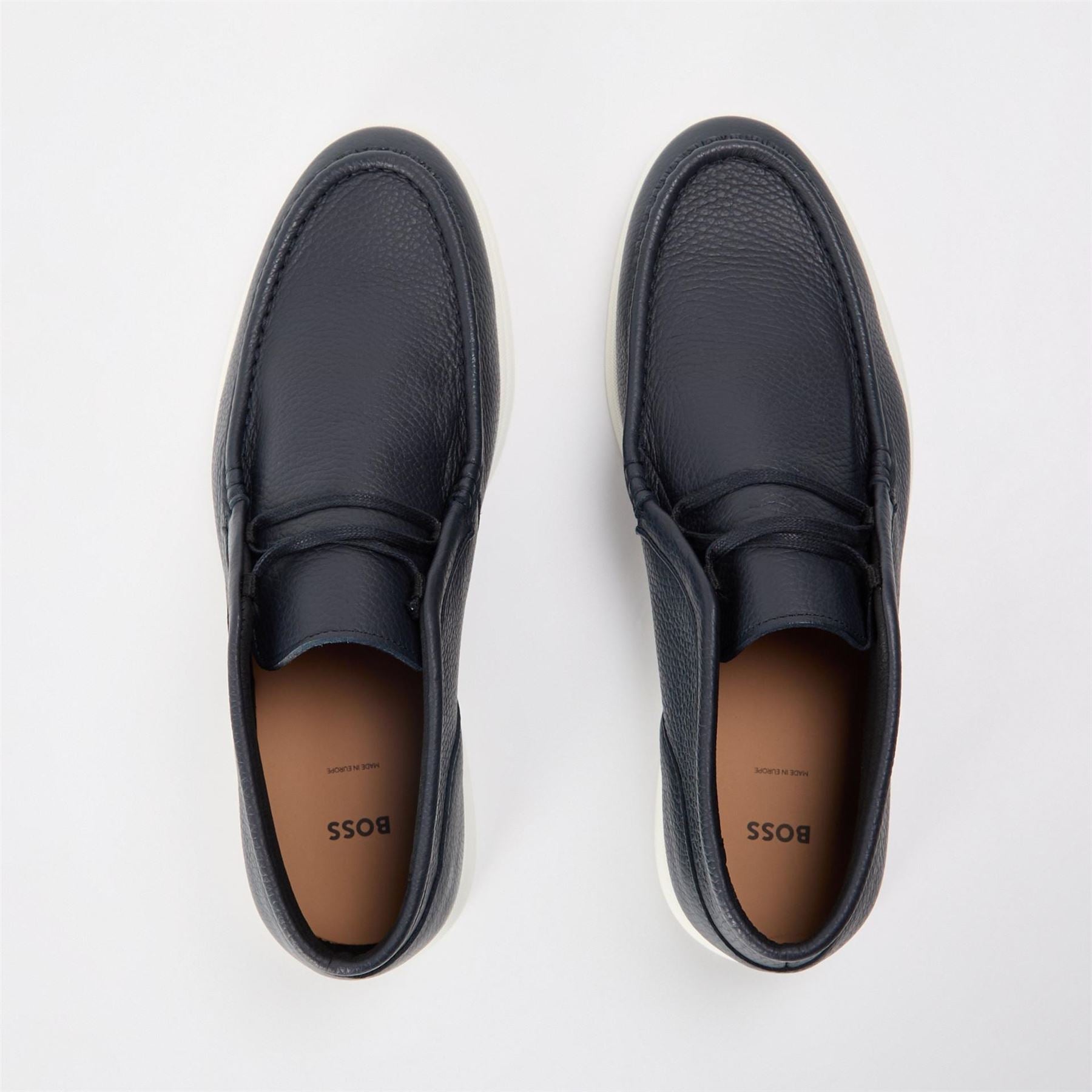 Boss Sienne Textured Moc Toe Chukka Boots
