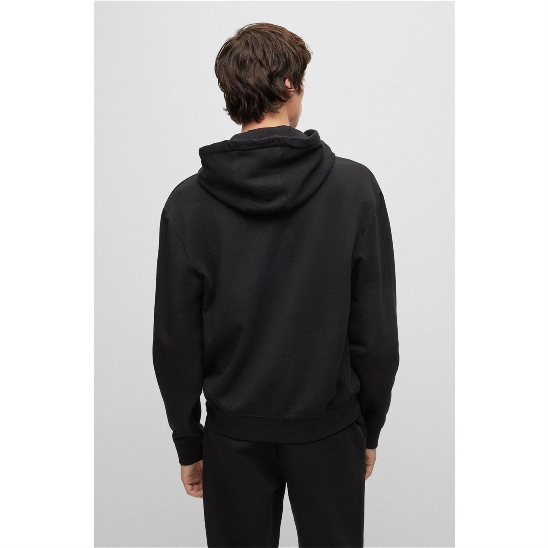 Hugo Hooded Relaxed Fit Long Sleeve Sweatshirt