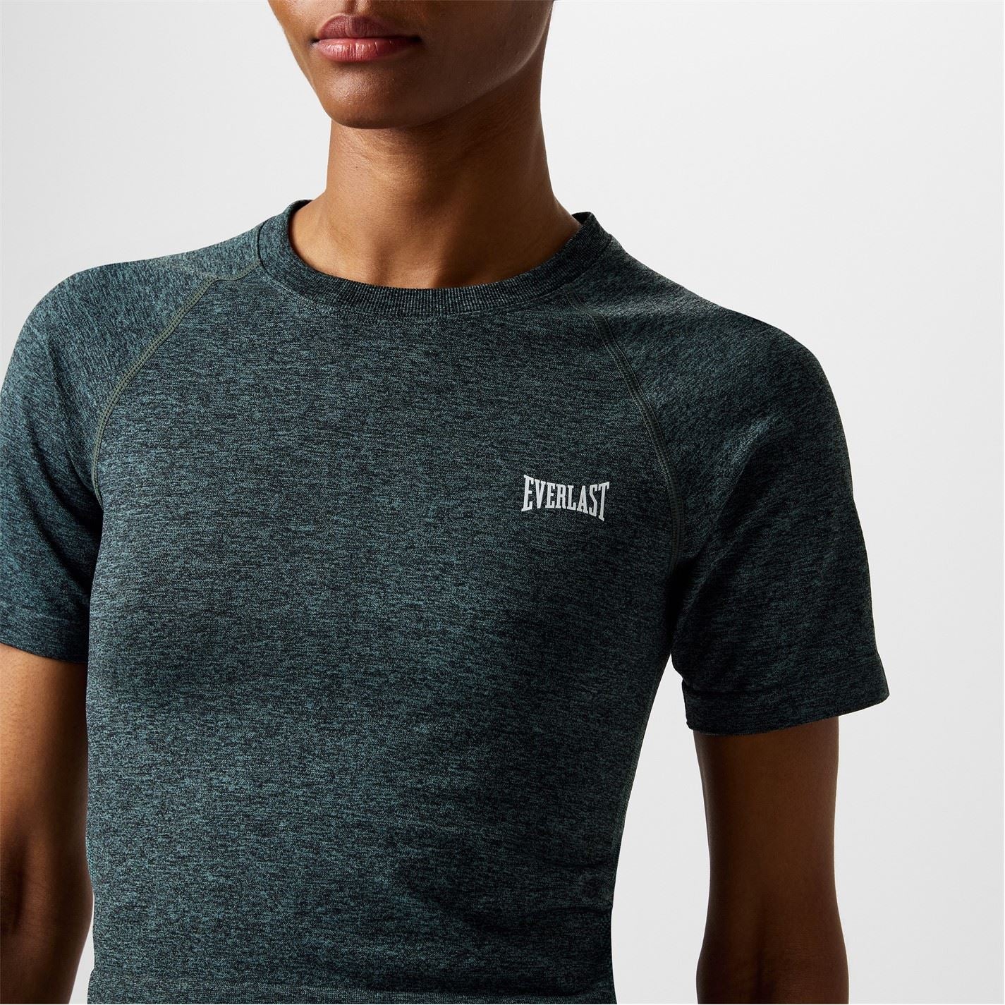 Everlast Cropped Crew Neck Slim Fit T-Shirt