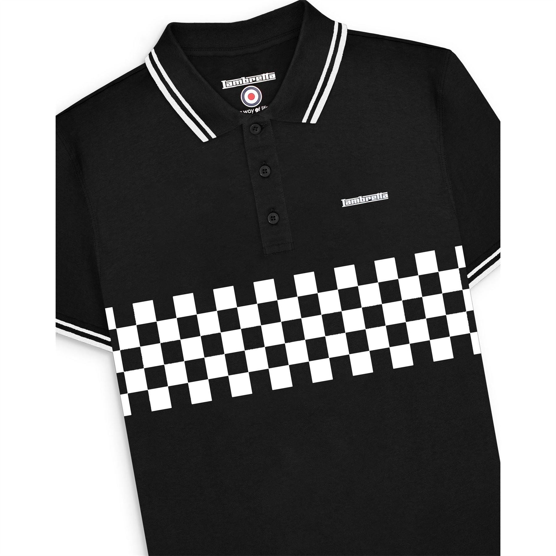 Lambretta Checker Board Short Sleeve Shirt