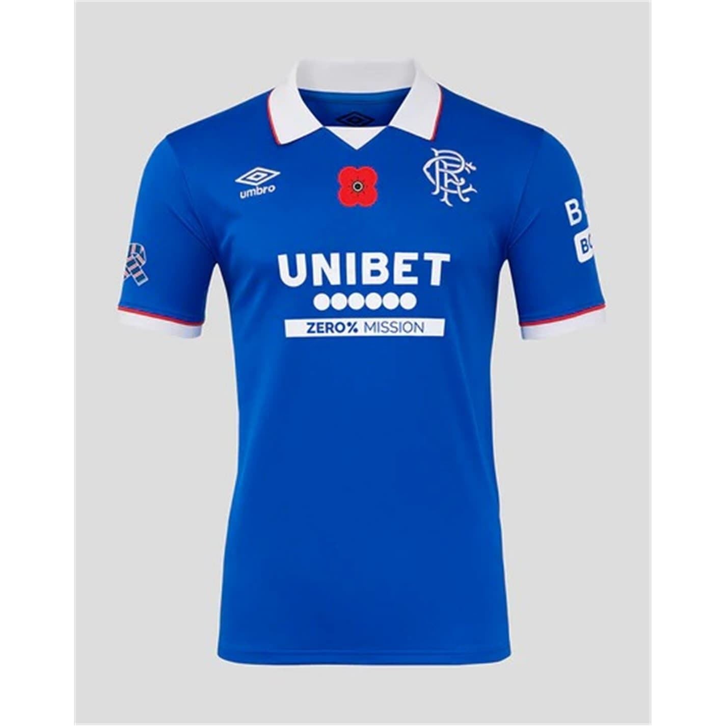 Umbro Mens Rangers Home Shirt 25 26