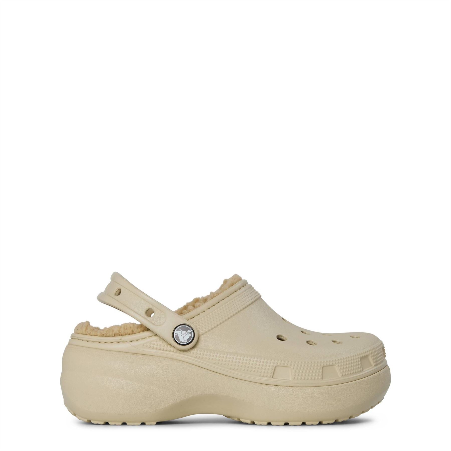 Crocs Platform Crocodile Print Lined Shuv Clogs
