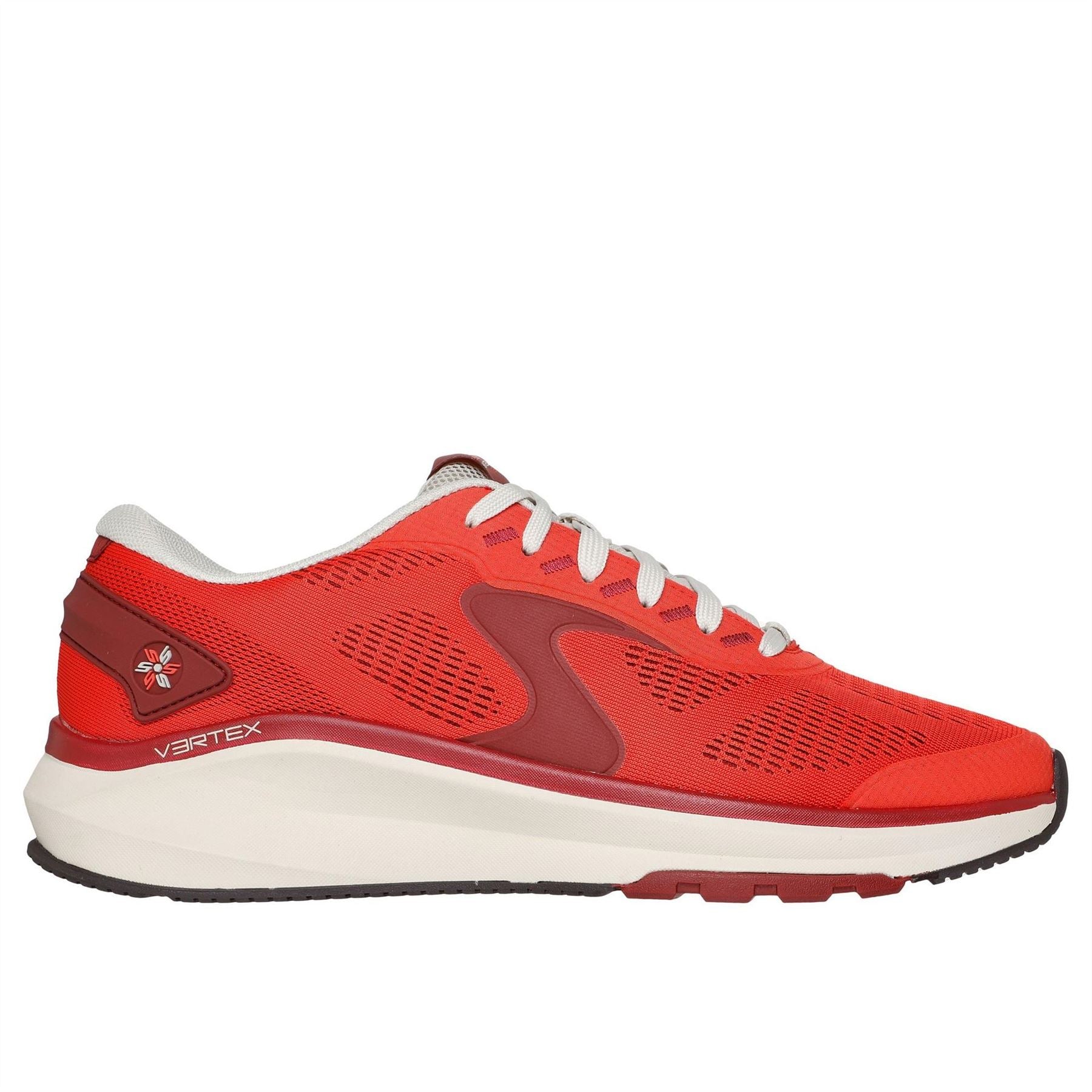 Skechers Vertex Round Toe Flat Heel Low Top Sneakers