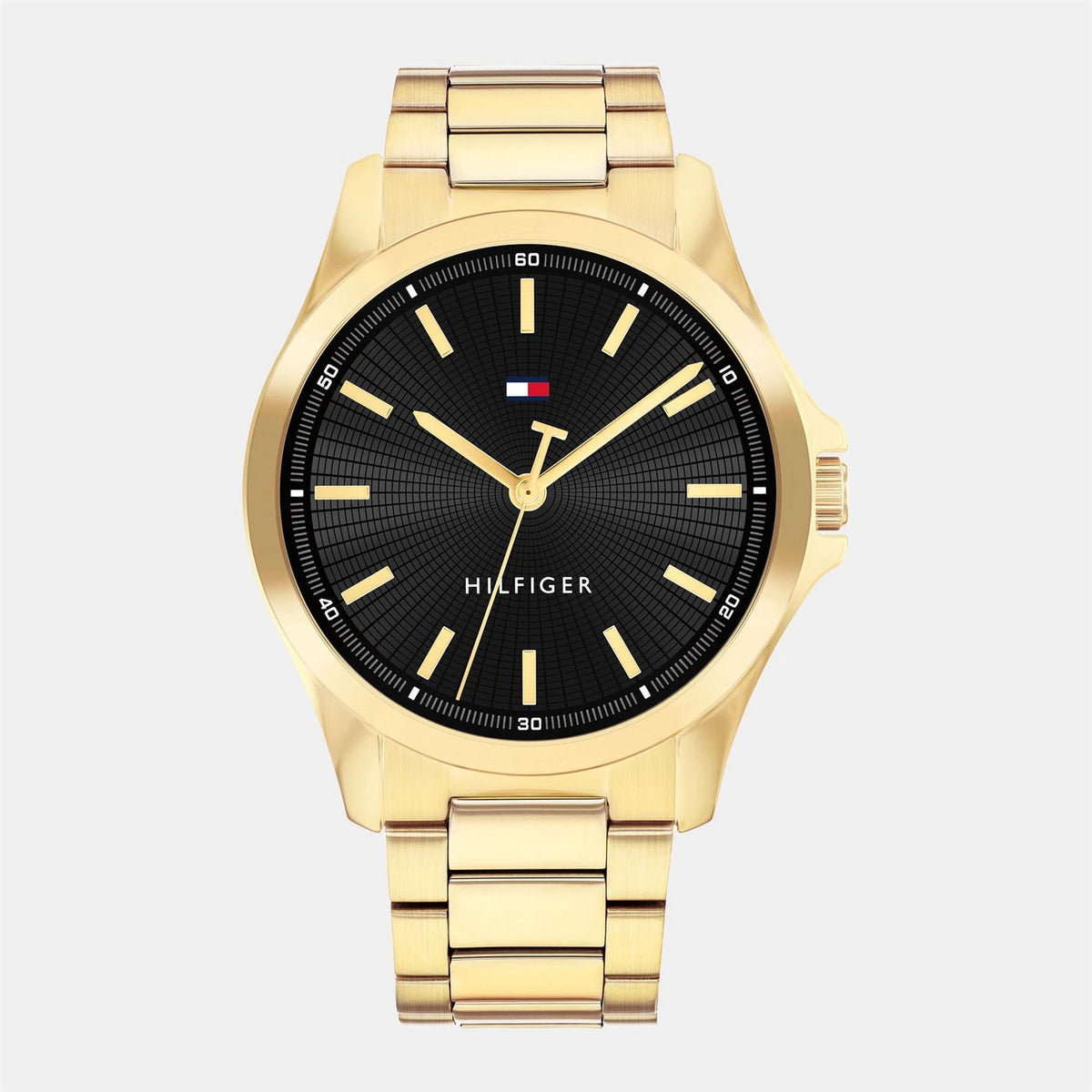 Tommy Hilfiger Hilfiger Mens Gold Plated Bracelet Watch