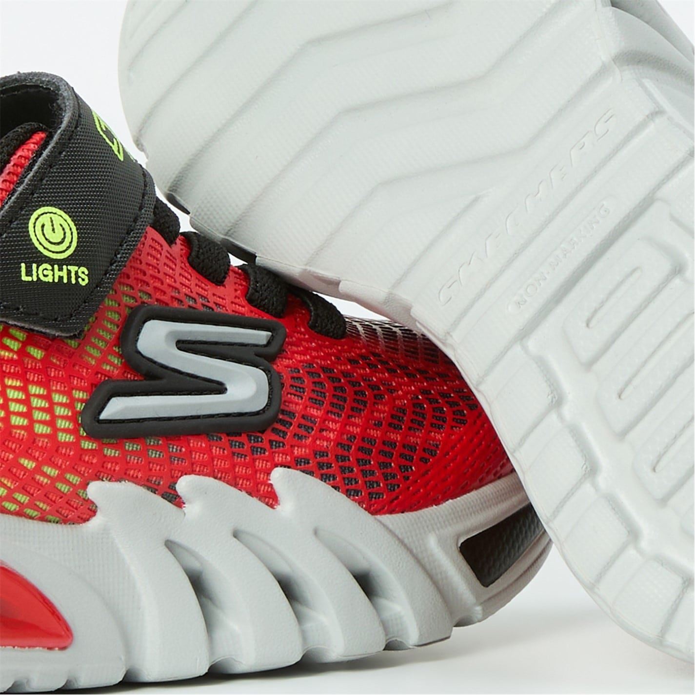 Skechers Flex Glow Child Boys Trainers