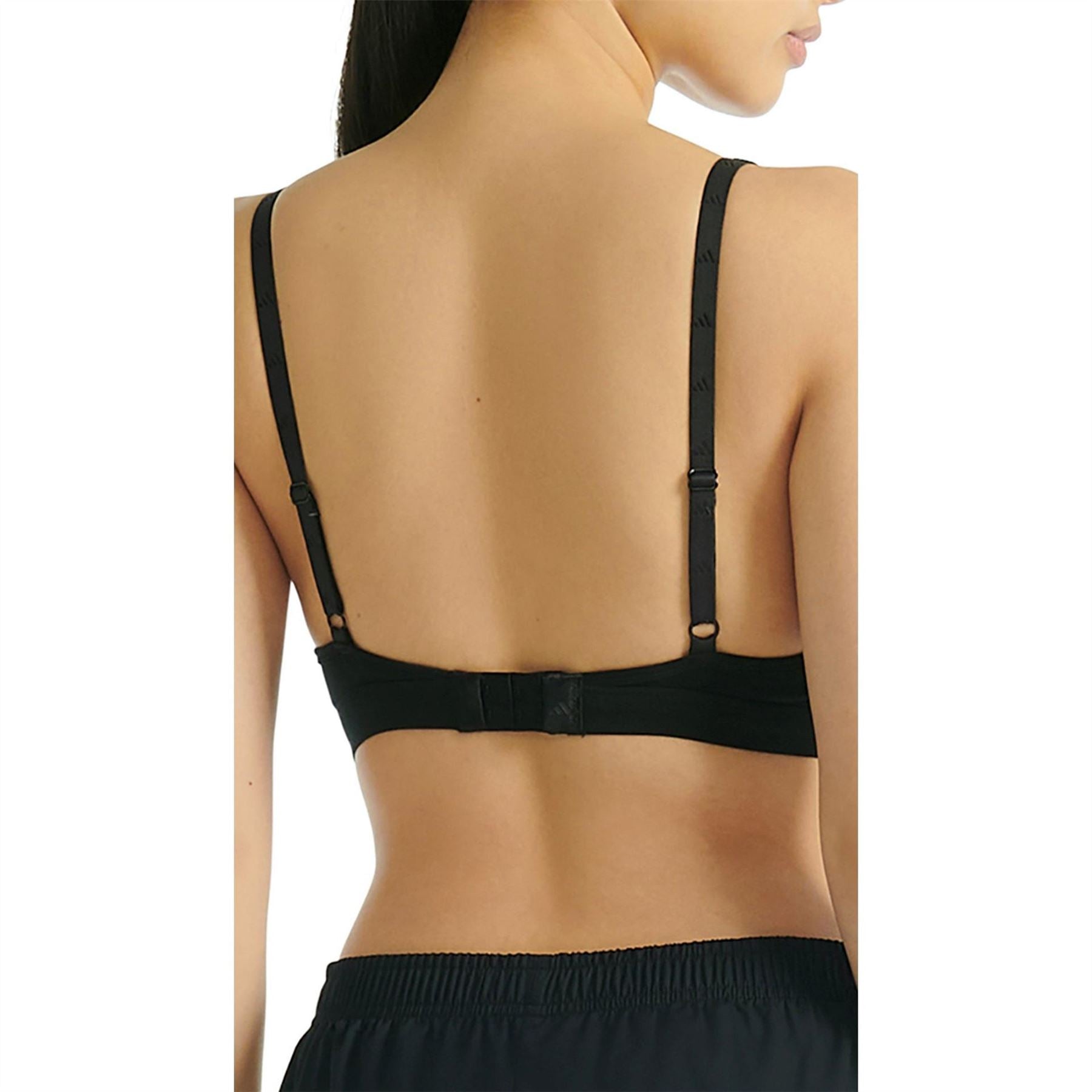 adidas Active Essentials Cotton 3 Stripes Scoop Bralette