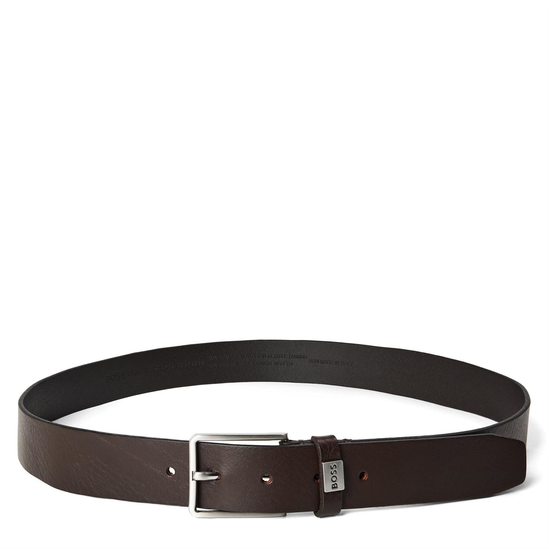 Boss BOSS Italian Leather Belt with Logo Detail (Elio)