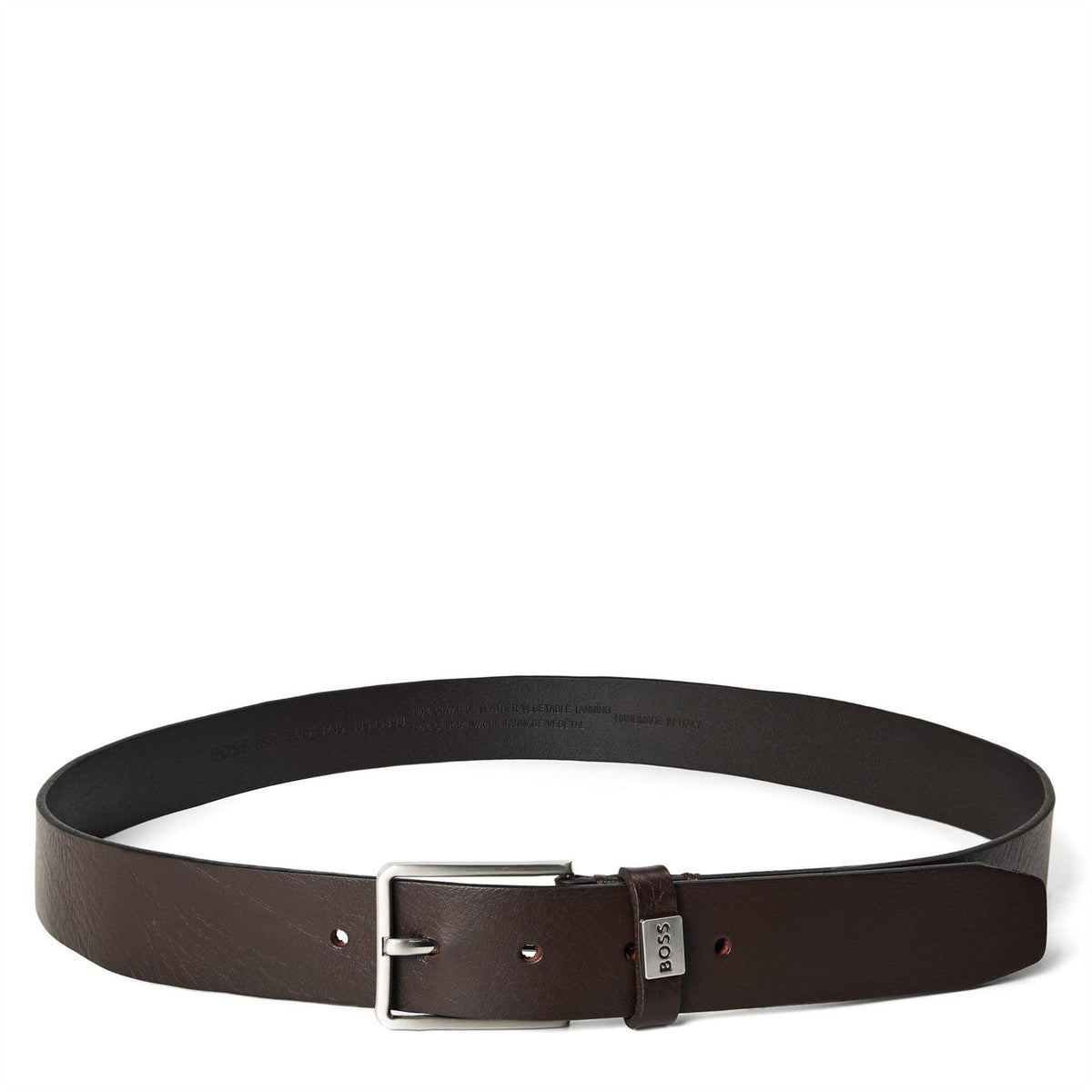 Boss BOSS Italian Leather Belt with Logo Detail (Elio)