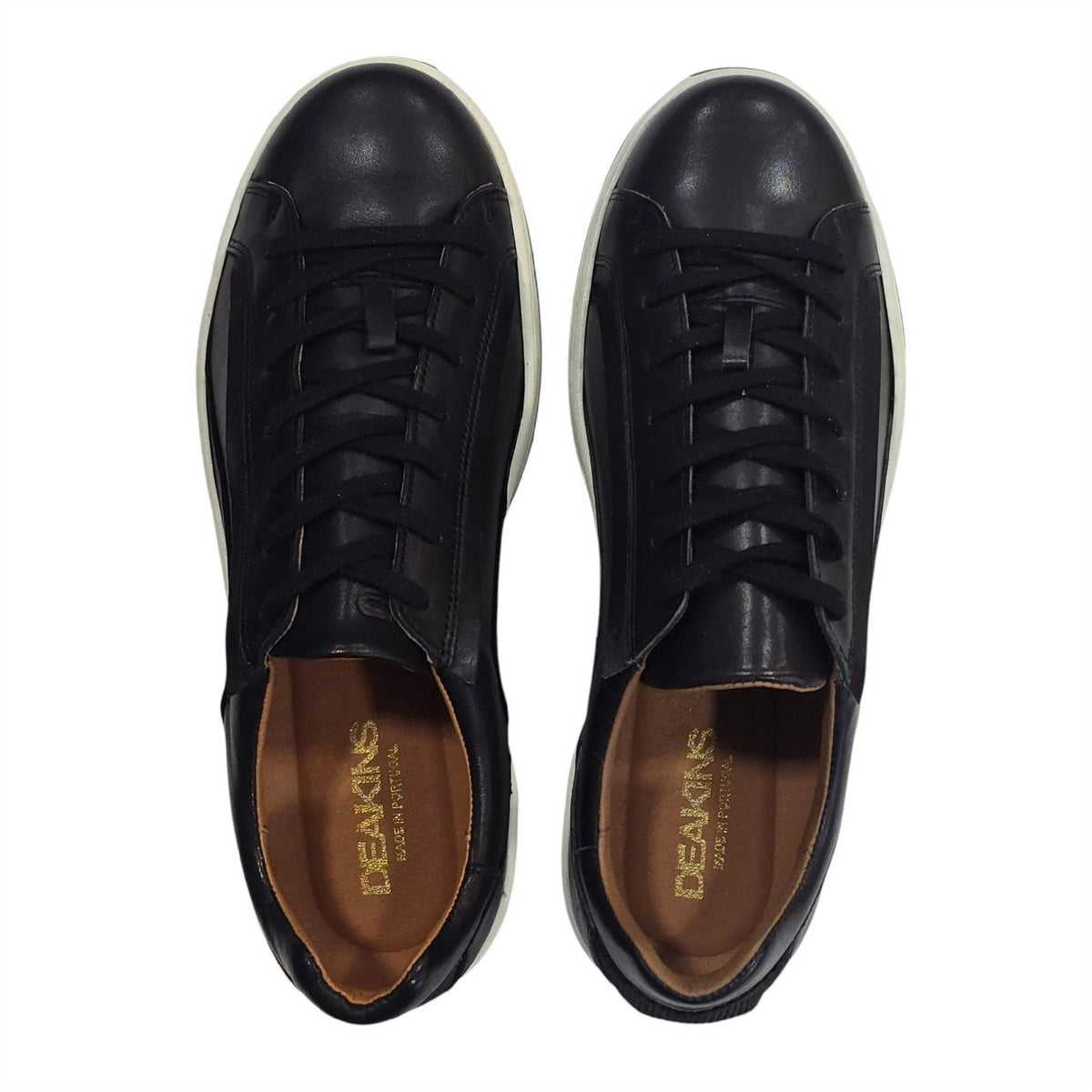 Deakins Gilmore Leather Lace Up Cloudfoam Low Top Trainers