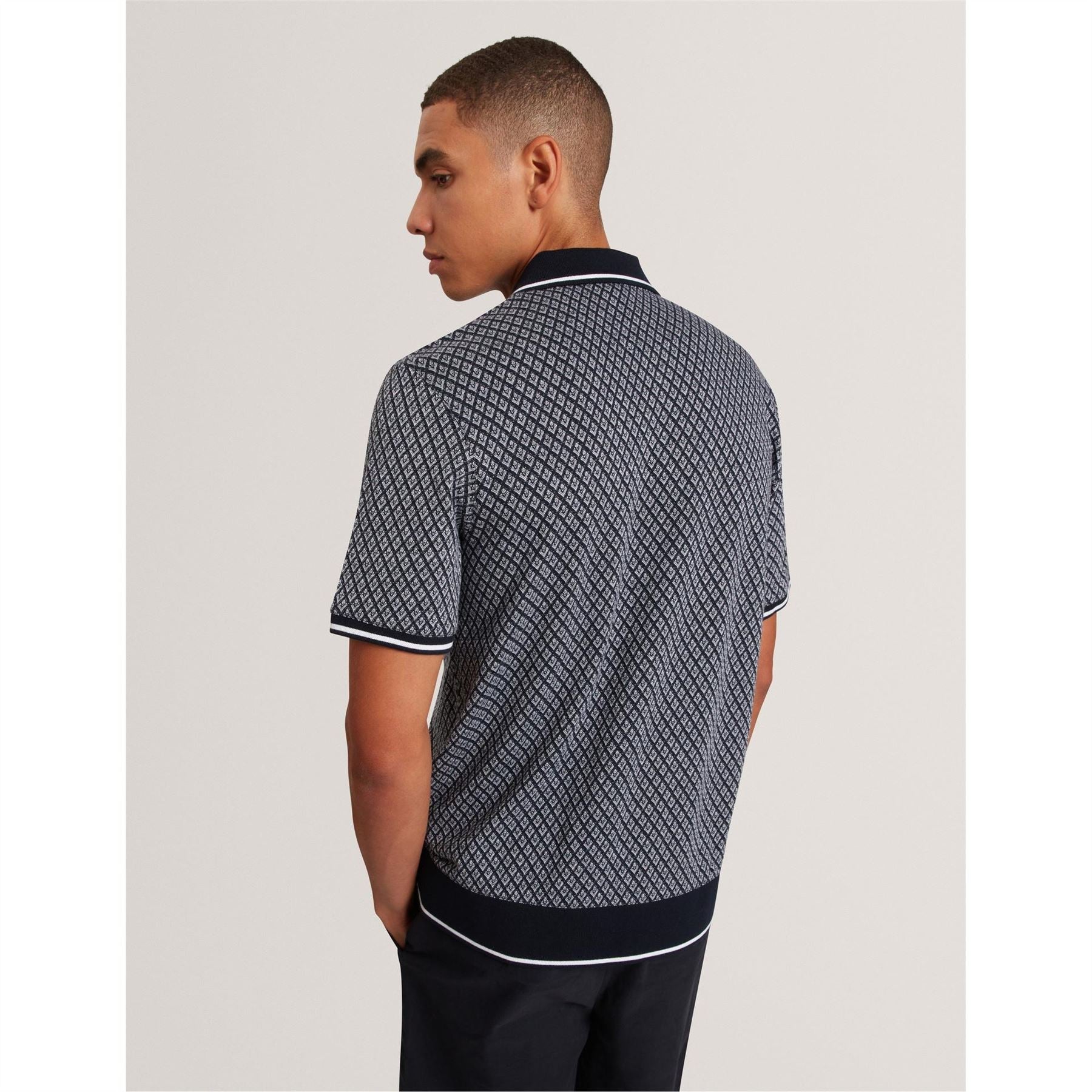Ted Baker Collared Neck Short Sleeve Polo Shirt