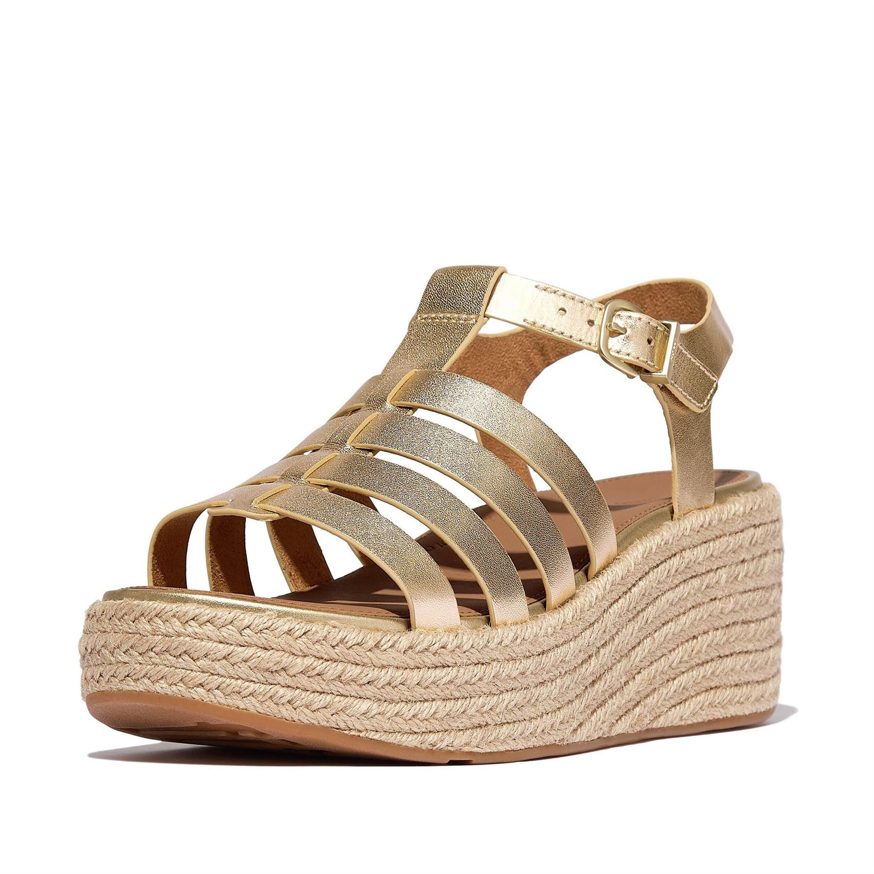 Fitflop Platform Gladiator Espadrille Wedge Sandals