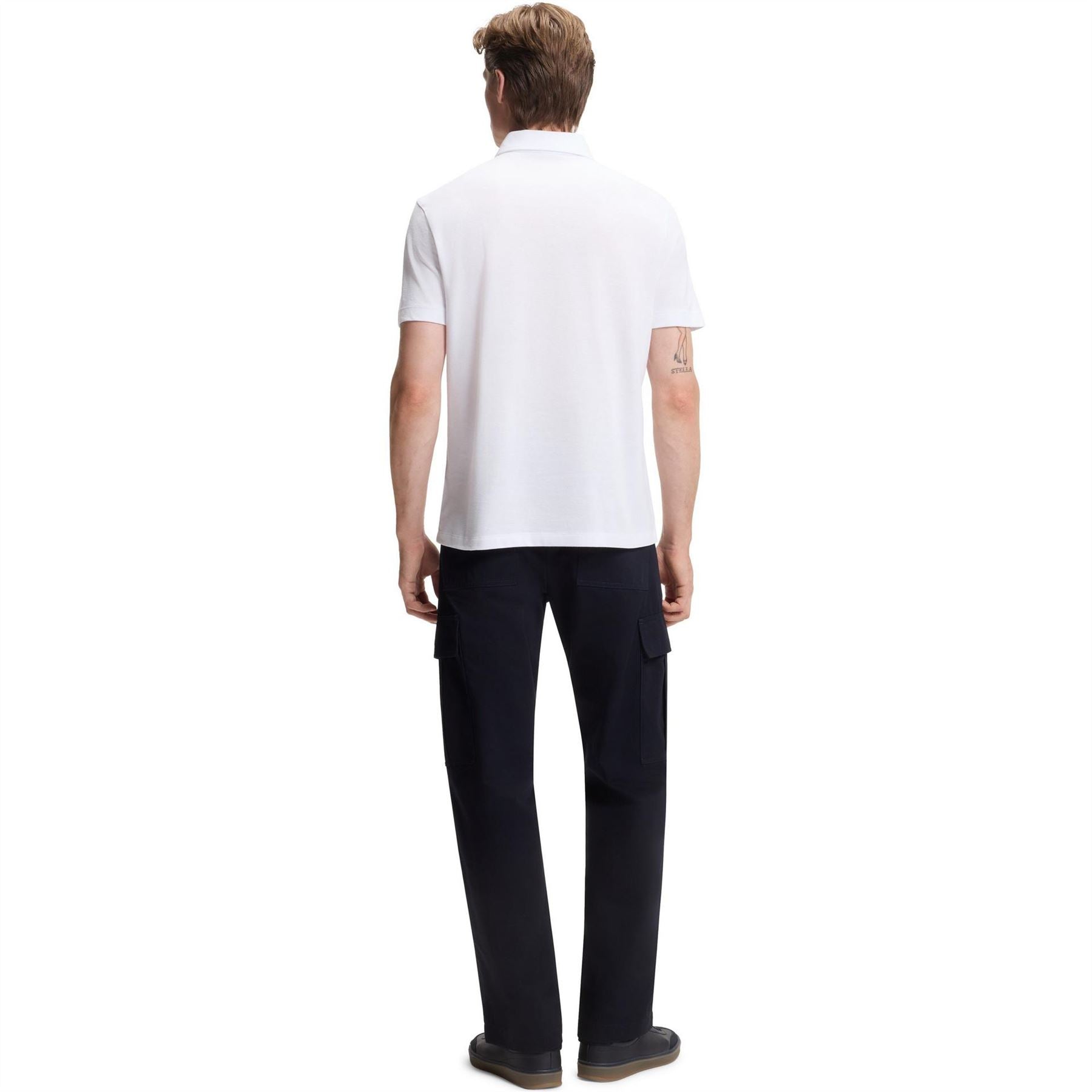 Boss Collared Neck Short Sleeve Regular Fit Shirt