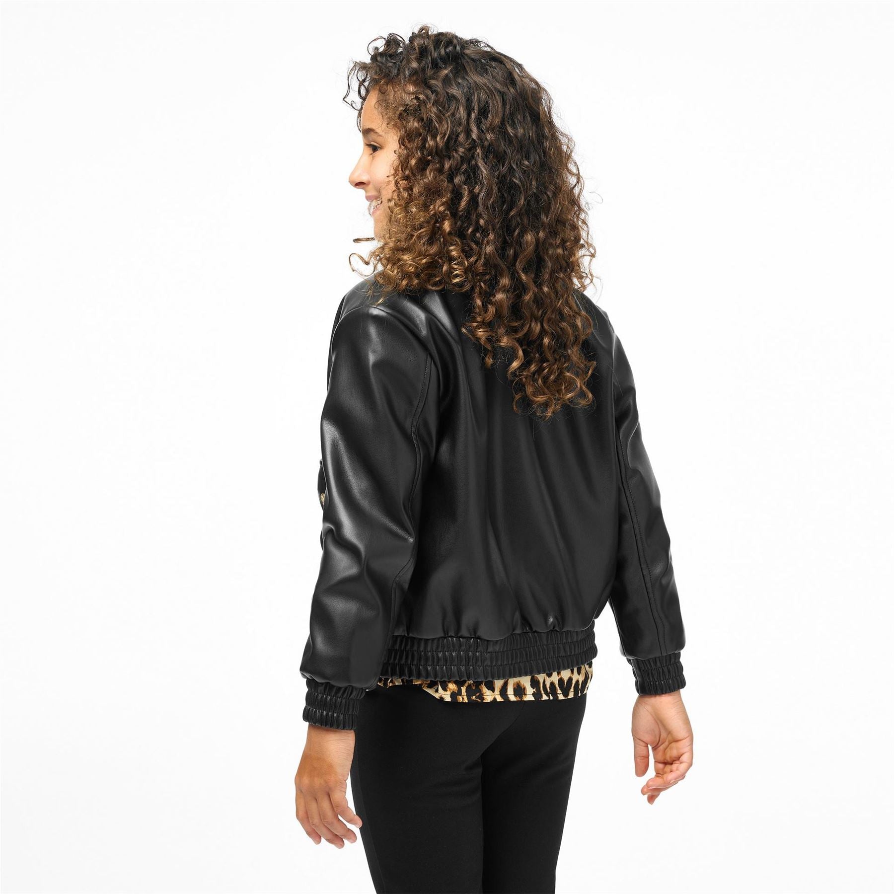 Biba Girls Pu Bomber Jacket