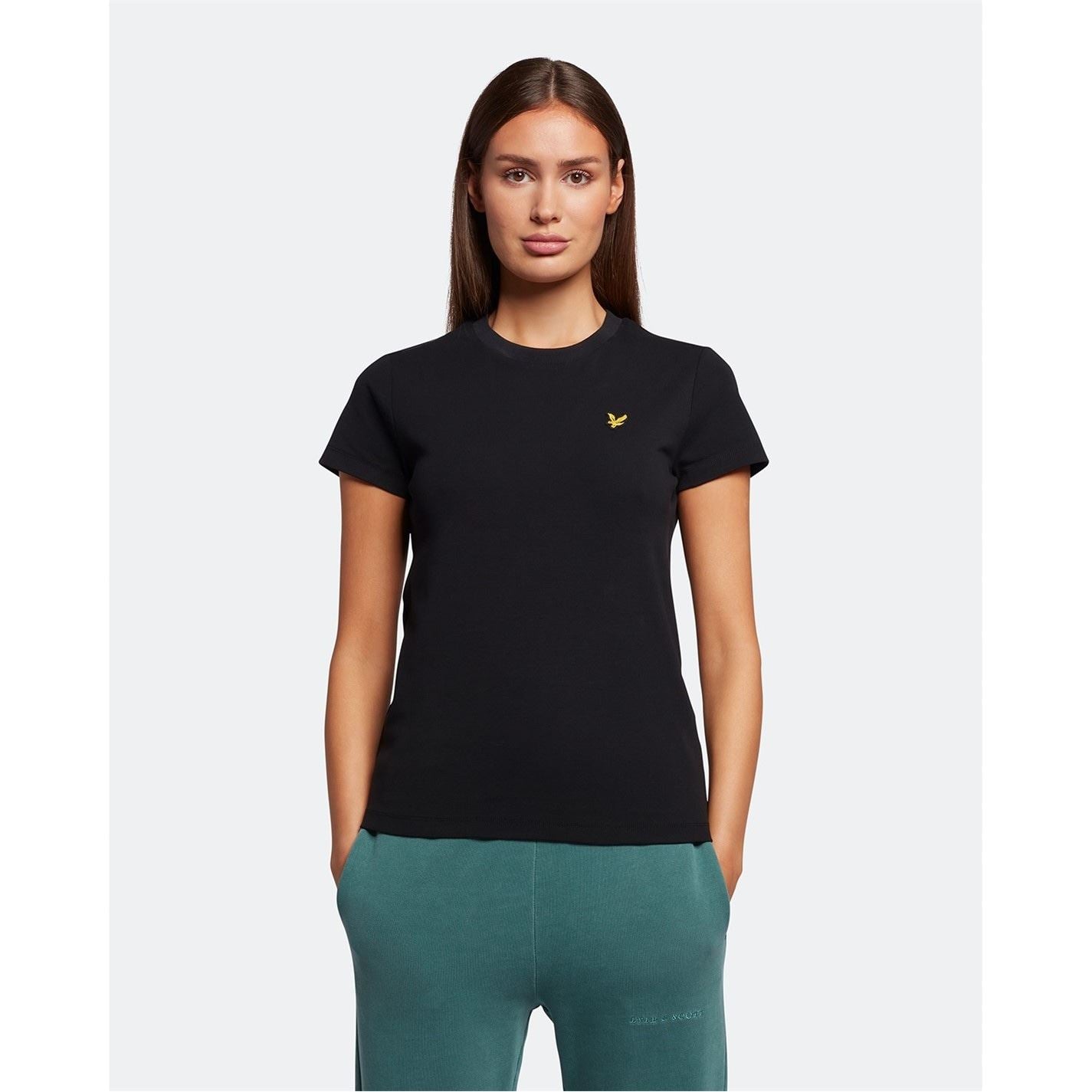 Lyle and Scott Popcorn Crew Neck Relaxed Fit T-Shirt