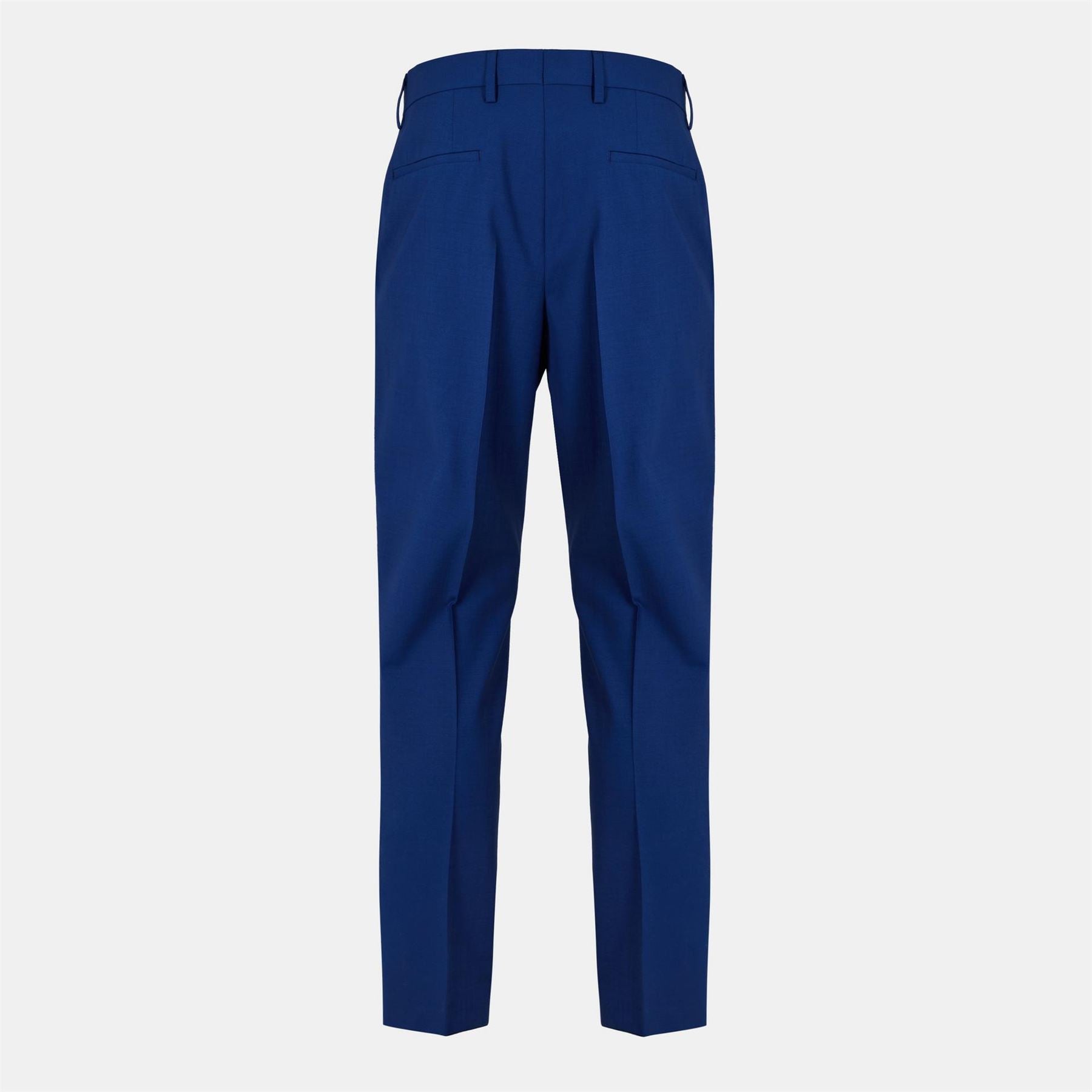 Boss Genius Solid Patterned Straight Chinos