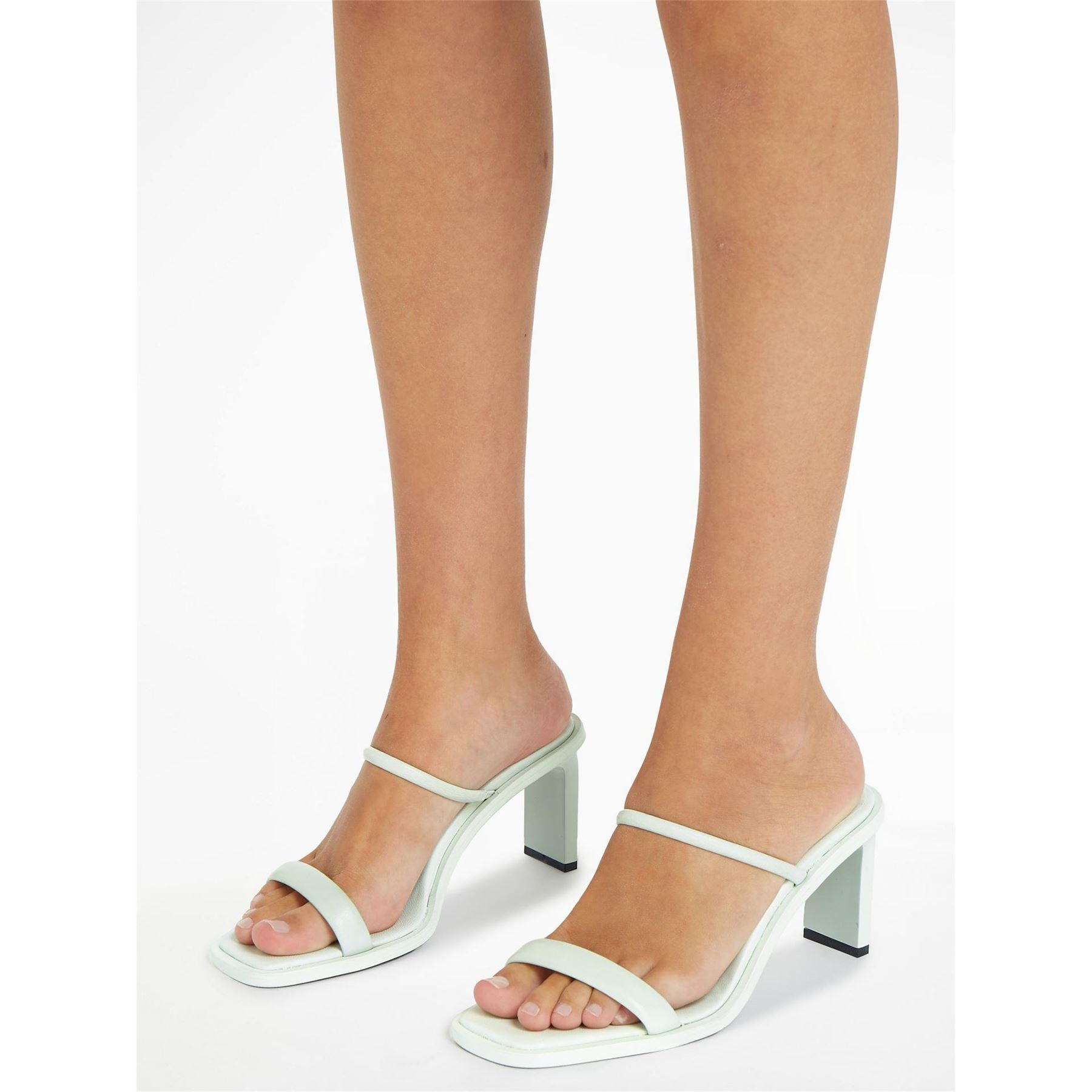 Calvin Klein L Heel Mule Slides