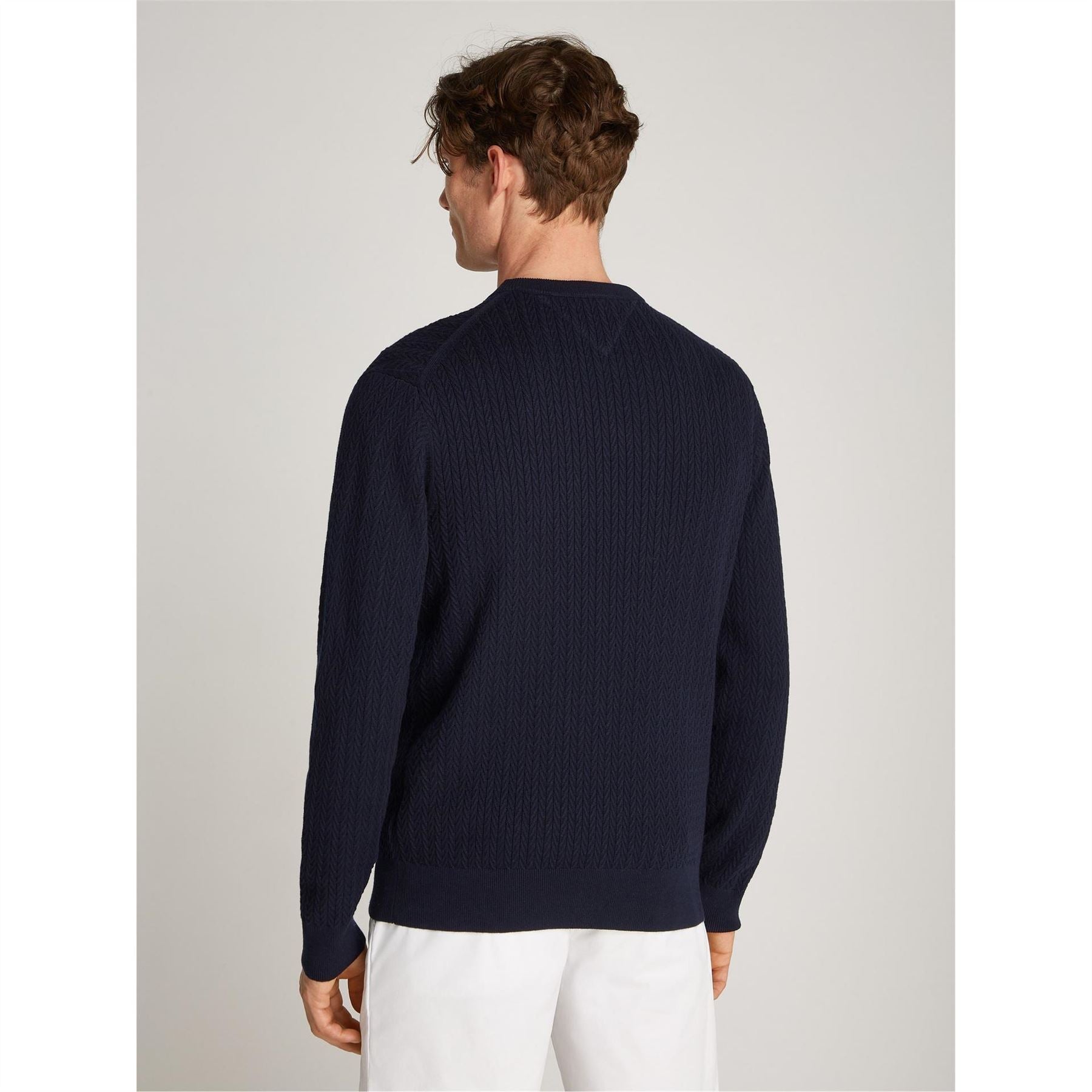 Tommy Hilfiger Regular Fit Crew Neck Long Sleeve Sweater